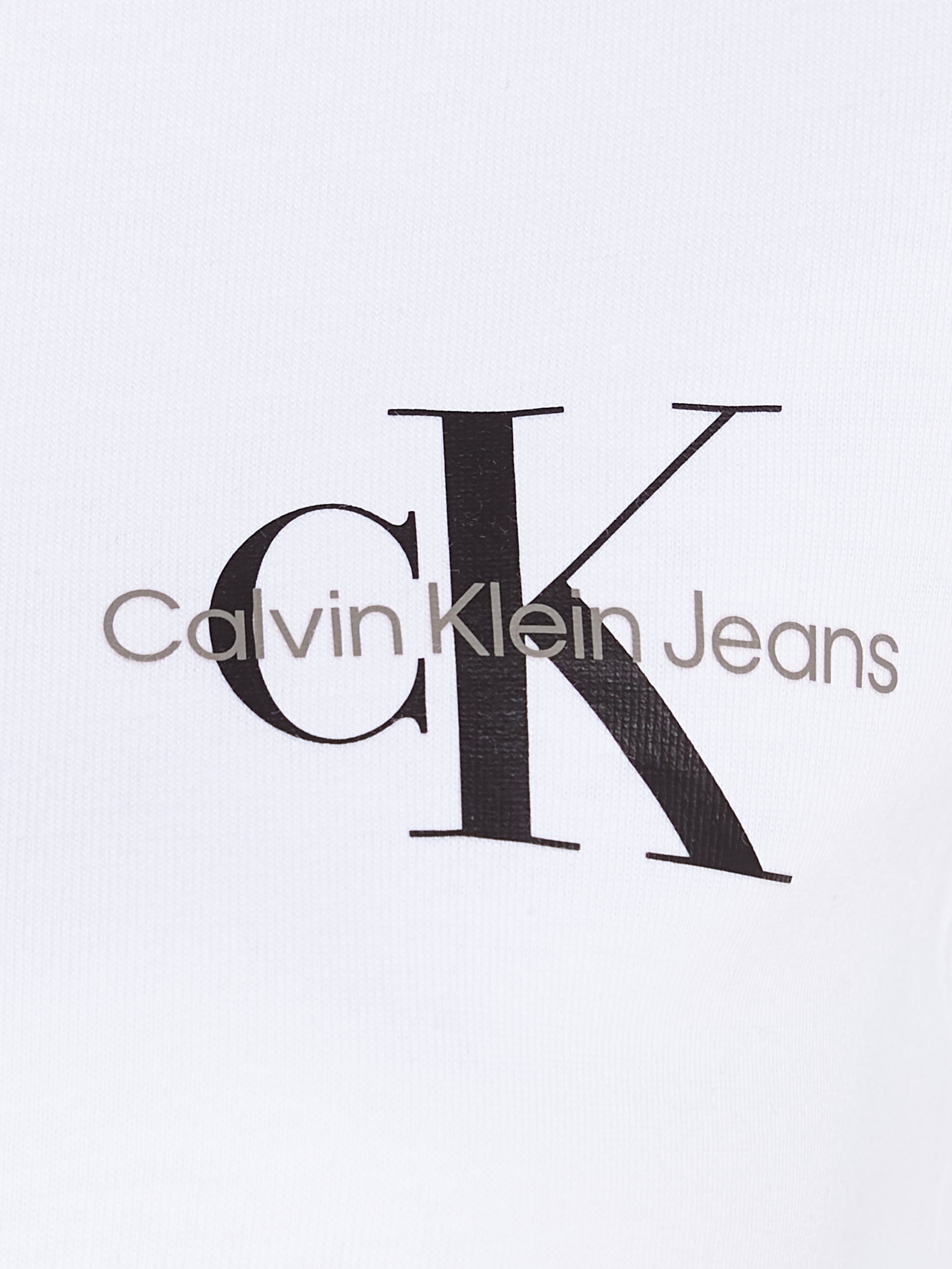 Calvin Klein Jeans Rundhalsshirt »2-PACK MONOLOGO SLIM TEE«, (Packung, 2 tlg., 2er-Pack), mit Calvin Klein Jeans Logoprint auf der Brust