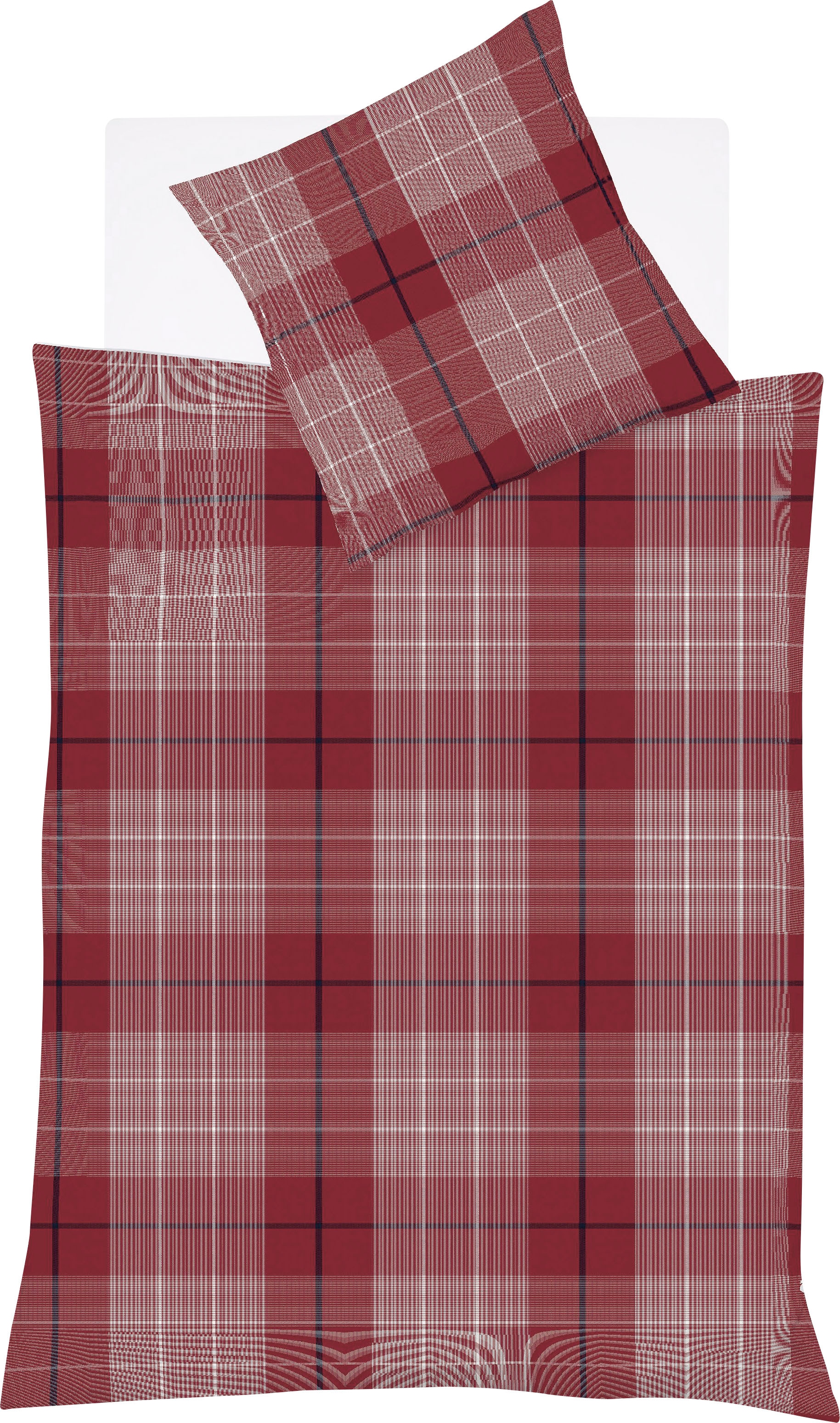 fleuresse Bettwäsche »Lech 4112« 3 Stk. tlg. Edelflanell, Baumwolle, in Gr. günstig online kaufen