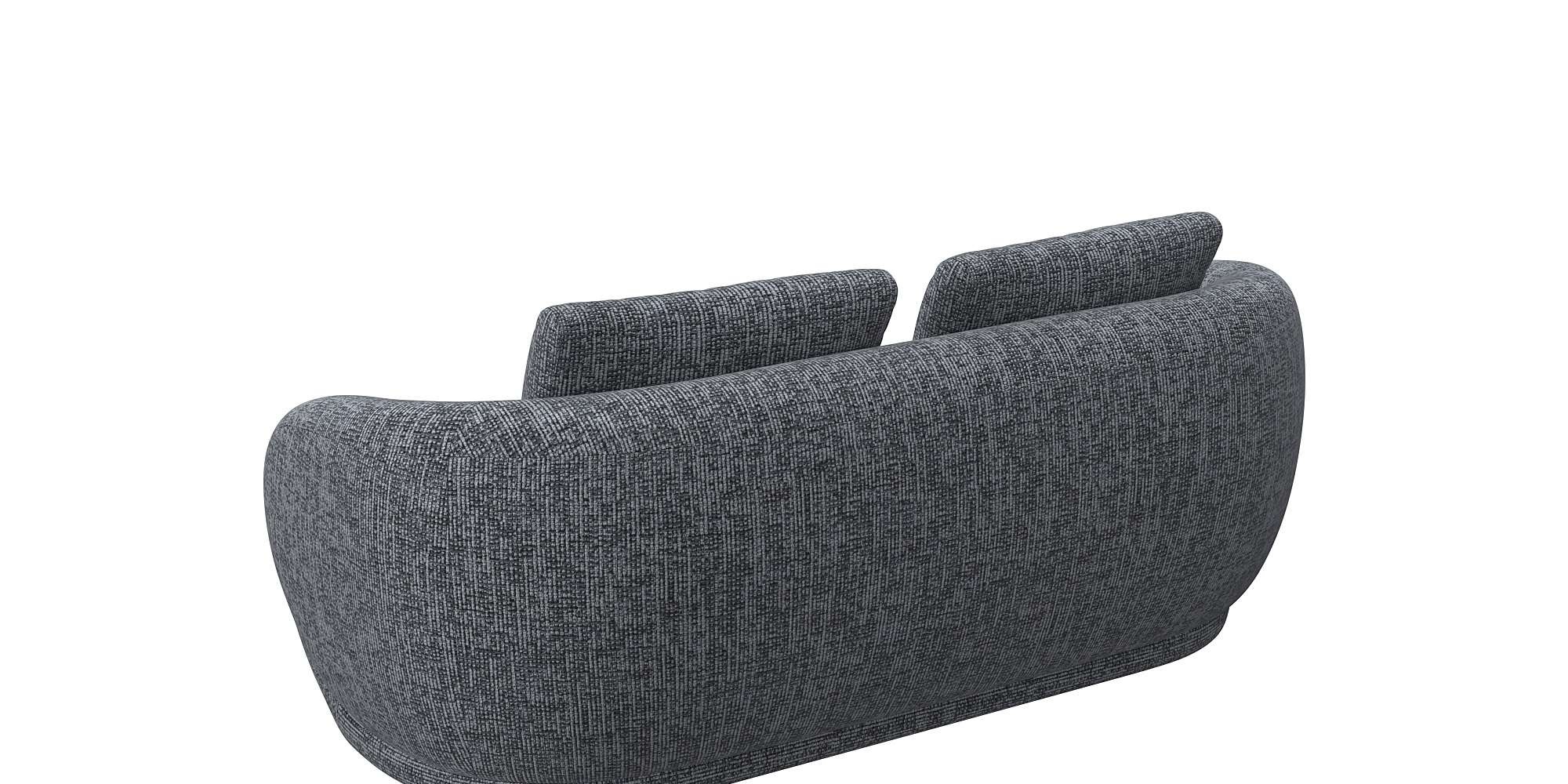 FLEXLUX 2,5-Sitzer »Torino, rund, Couch, Loveseat,«, Modernes, organisches Sofa-Design, Kaltschaum, Wellenunterfederung