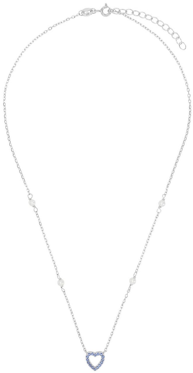 2. Bild von Amor Kette mit Anhänger »Herz, Trachtenschmuck, Volksfest, 2039229, 2039230«, mit Stein (synth.) - mit Muschelkernperle