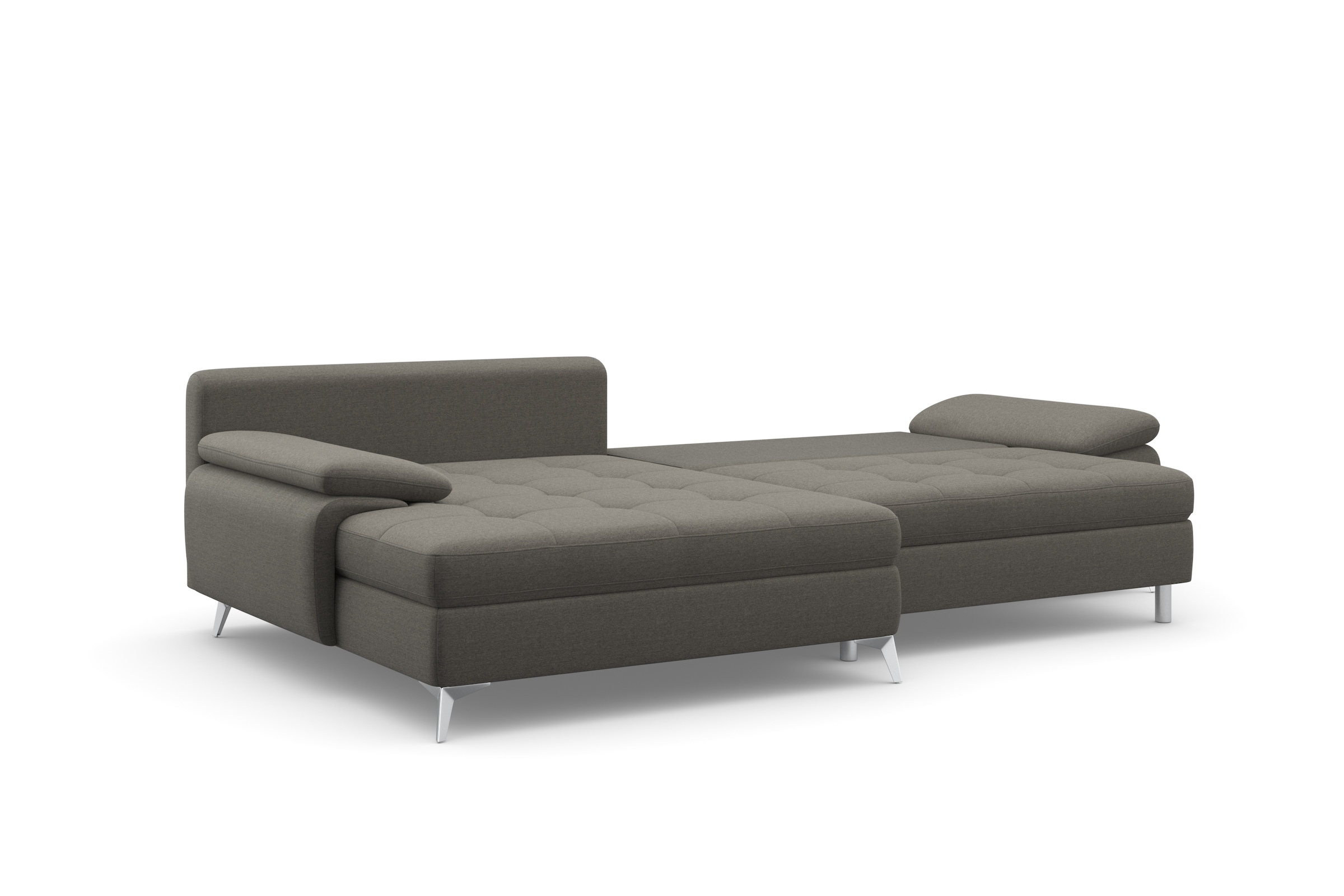 sit&more Ecksofa »Latigo L-Form«, mit Mega-Recamiere, wahlweise mit Bettfunktion und Bettkasten