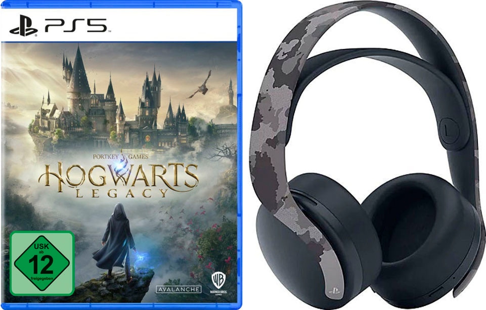 Bild von PlayStation 5 Wireless-Headset »Hogwarts Legacy + Pulse 3D camouflage«, Wireless, True Wireless