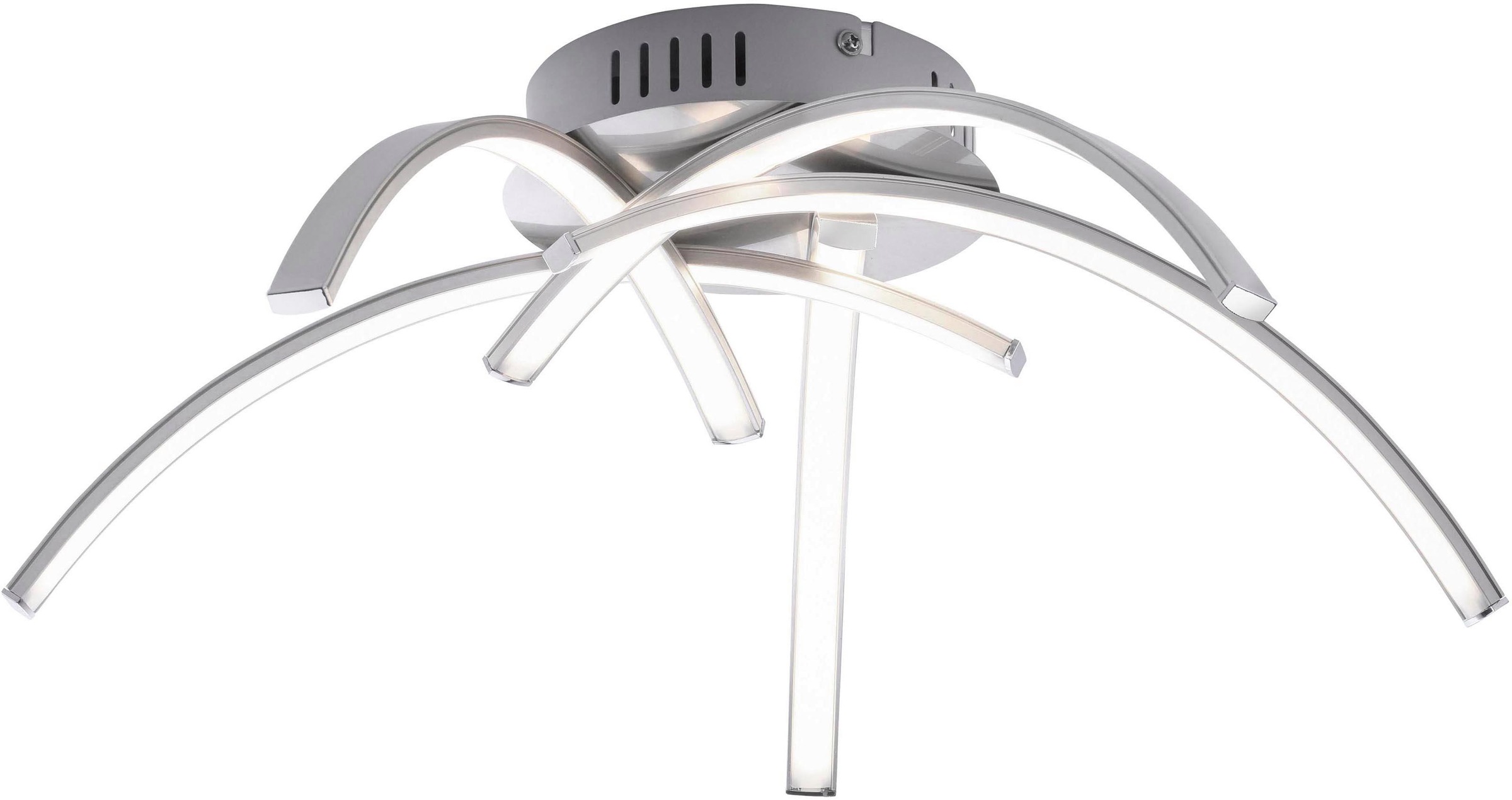 JUST LIGHT Deckenleuchte »VALERIE«, 5 flammig, Leuchtmittel LED-Board | LED fest integriert, Deckenlampe inklusive festverbautem LED-Leuchtmittel