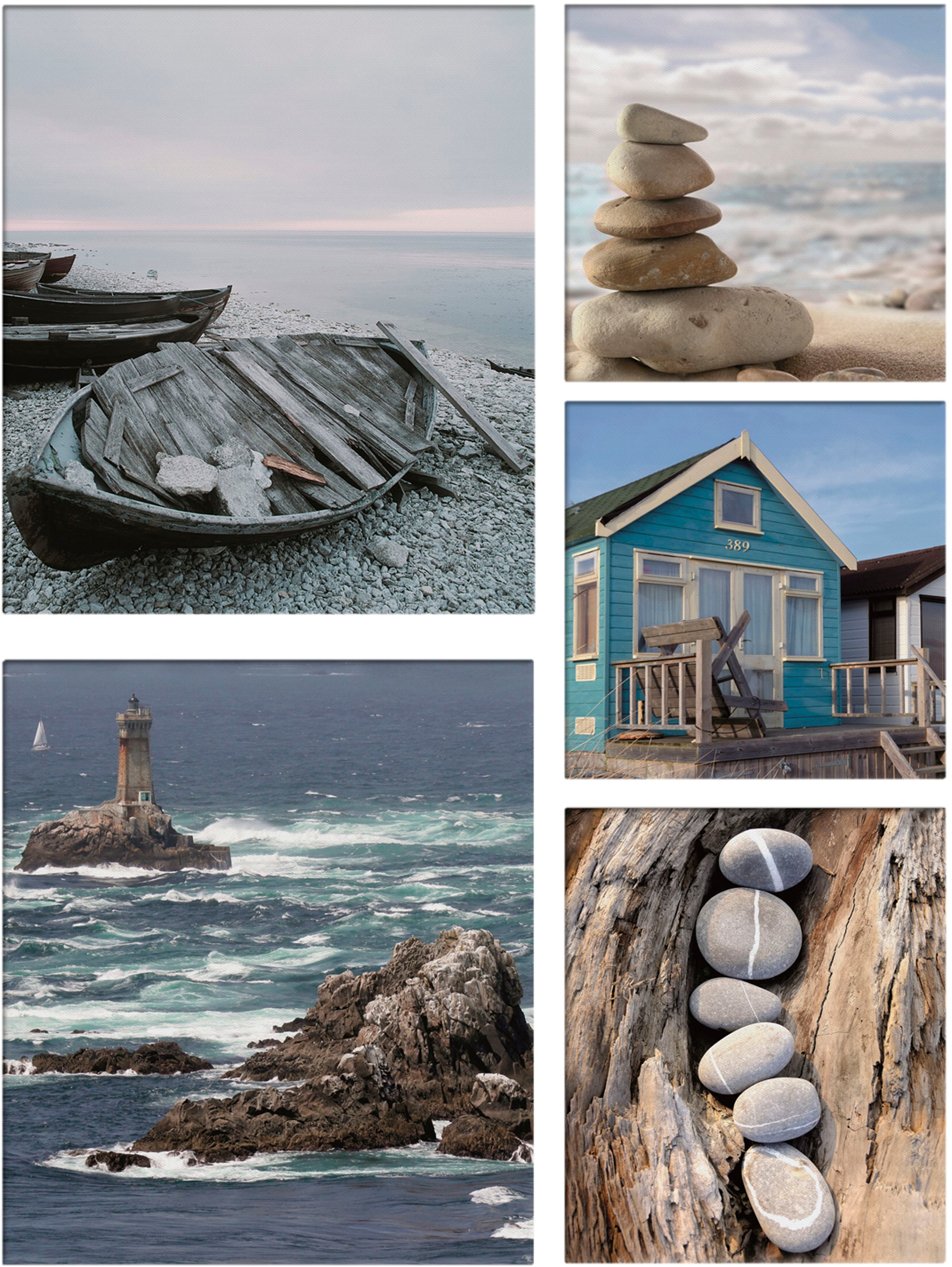 Art for the home Bild »Strand«, Strand, (5 St.)