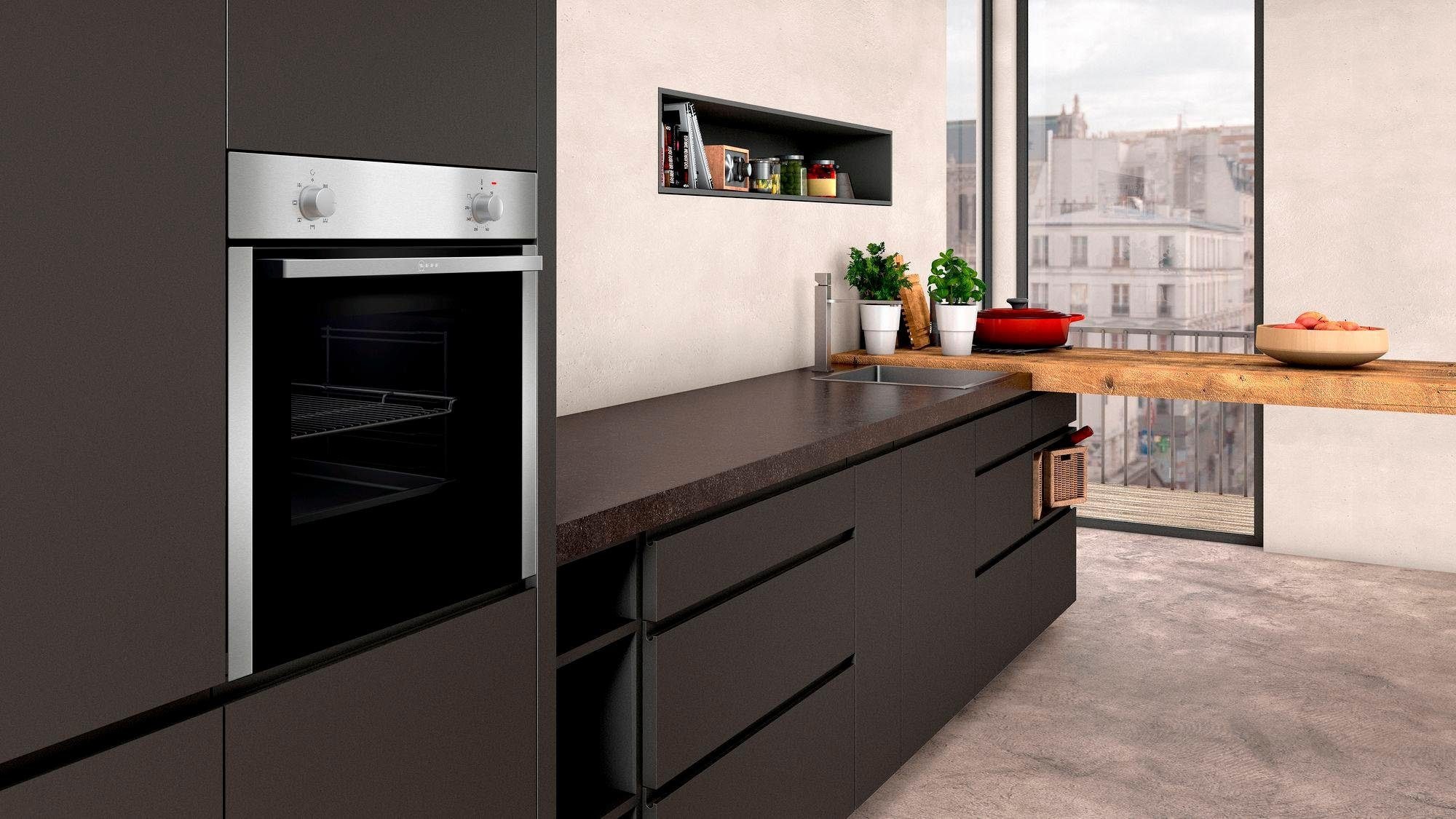 16. Bild von NEFF Backofen-Set »XB16«, B1DCA0AN0, mit Teleskopauszug nachrüstbar, CircoTherm® Heißluftsystem
