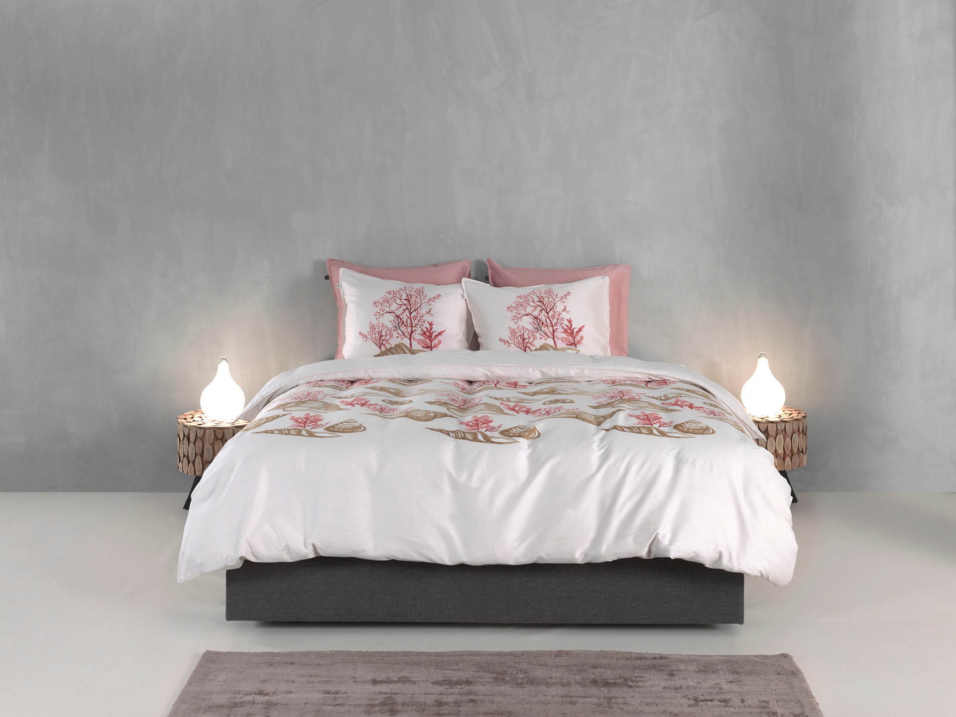 ZO HOME Bettwäsche »Guscio« 2 Stk. tlg. Bettwäsche aus 100% Baumwolle, hochwertiges Mako-Satin