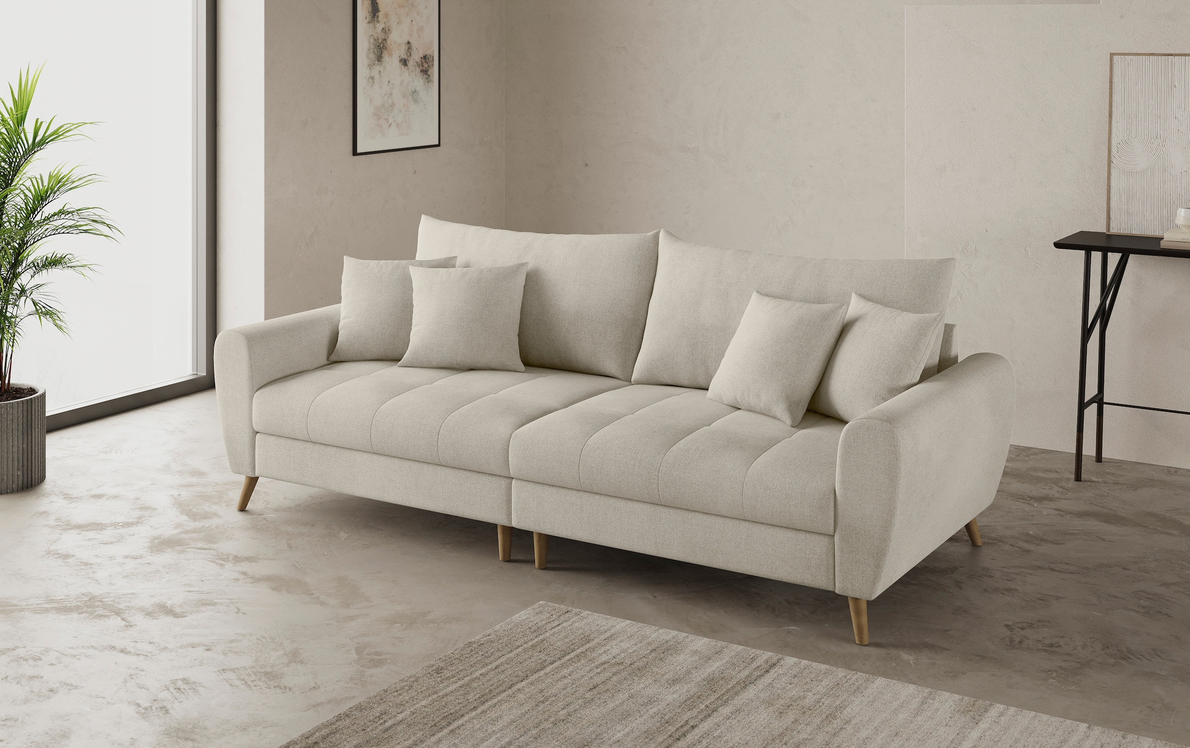 Mr. Couch Big-Sofa »Blackburn II«, Mit Kaltschaumpolsterung bis 140 kg belastbar
