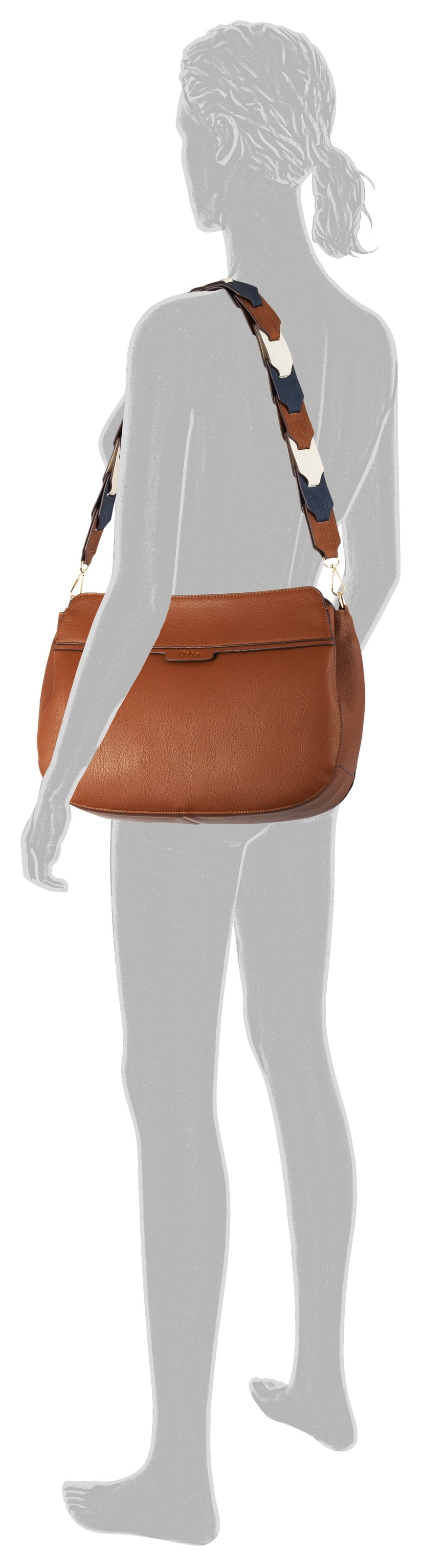 Gabor Umhängetasche »HAZEL Cross bag L«, mit praktischer Einteilung