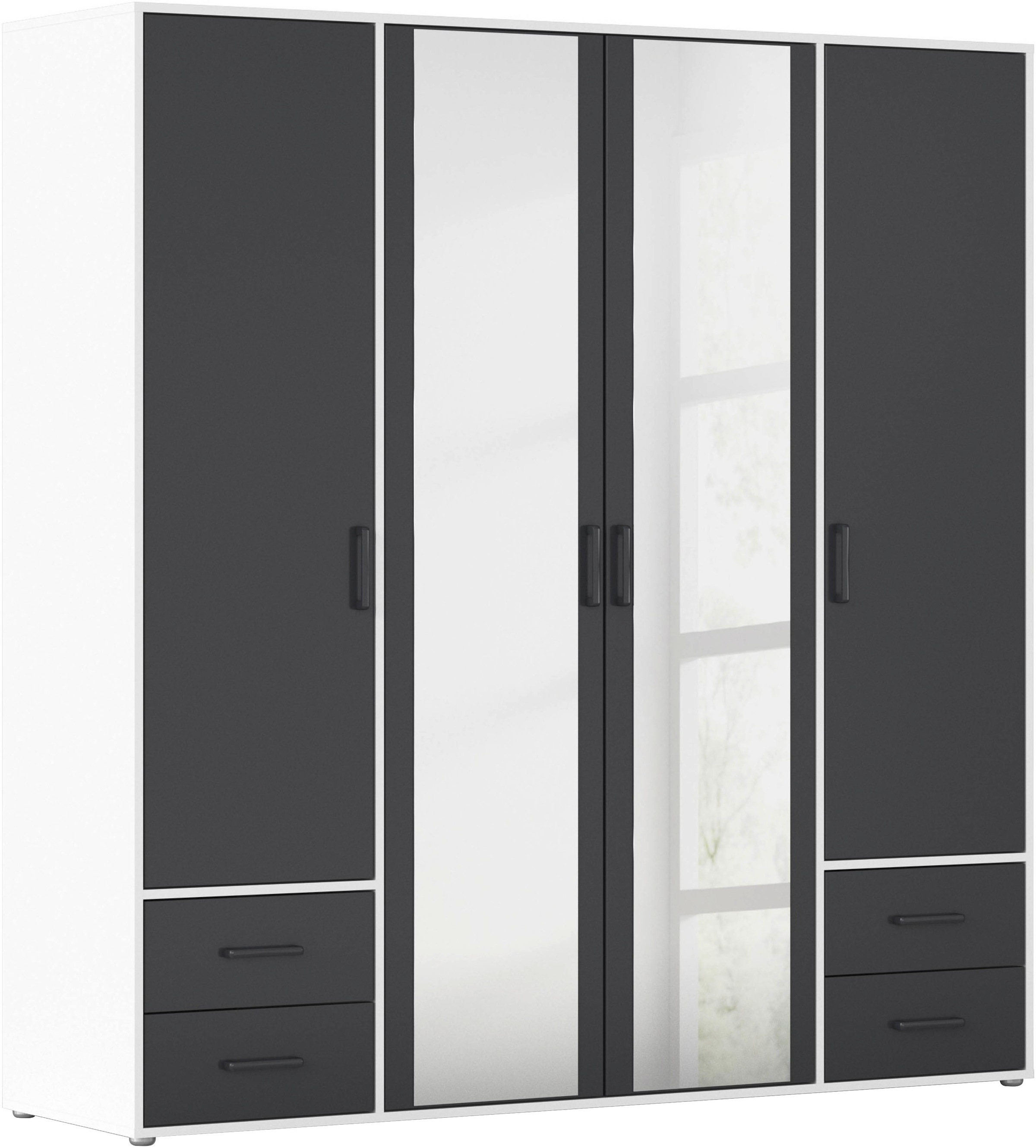 rauch Drehtürenschrank »Kleiderschrank Schrank Garderobe Wäscheschrank VOYA günstig online kaufen