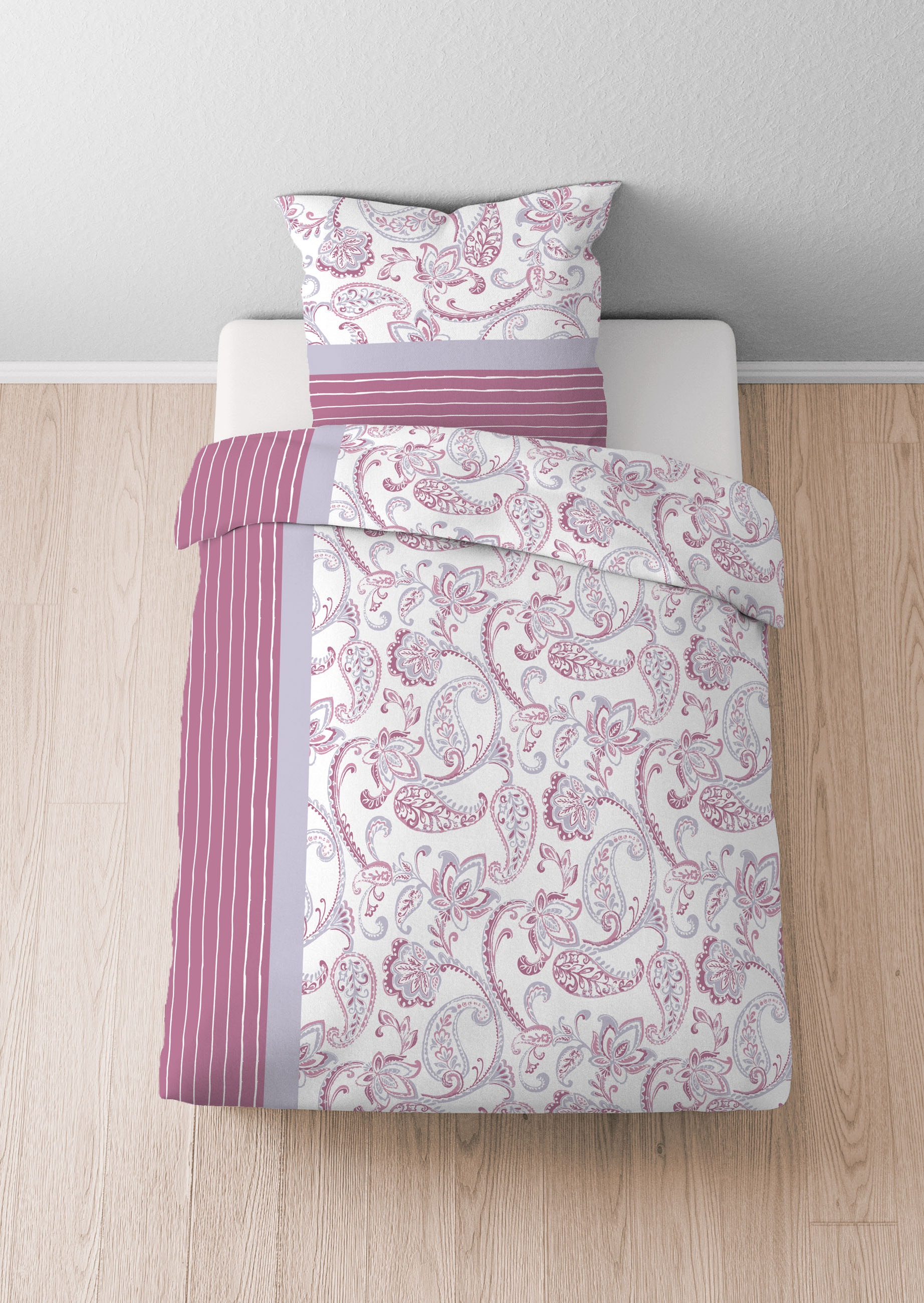 Castell - Markenbettwäsche Bettwäsche »0351110« 2 Stk. tlg. Poly-Cotton, wo günstig online kaufen