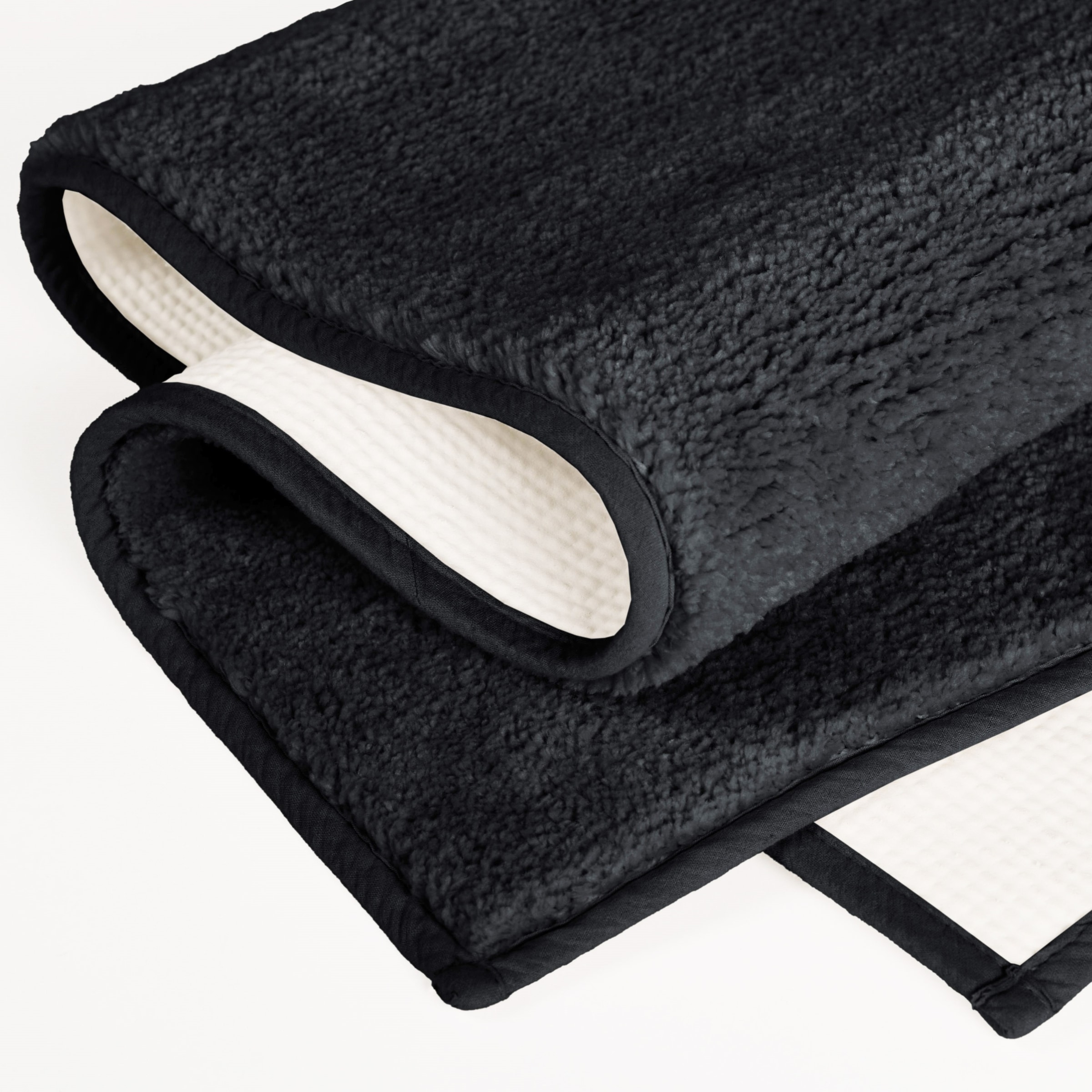 my home Badematte »Vanessa, Badvorleger, Badezimmer Teppich«, rutschhemmend beschichtet, schnell trocknend-fußbodenheizungsgeeignet-strapazierfähig, Badteppich, weiche Haptik, unifarben