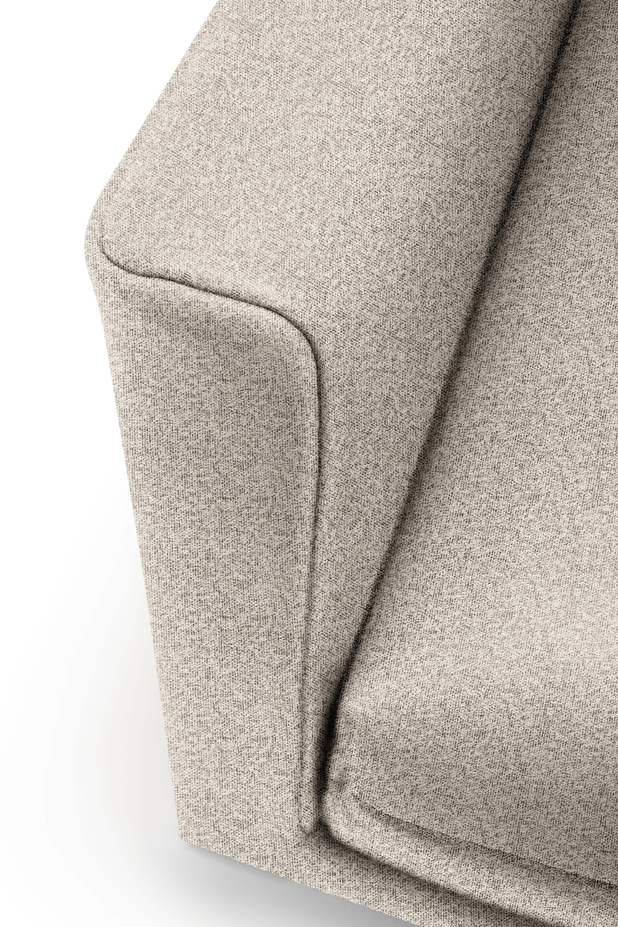 Creation BY ROLF BENZ 3,5-Sitzer »CR.414, Designsofa, edles Sofa, Loungesofa, Ledersofa, klares Design«, aus Leder oder Chenille, erstklassiger Sitzkomfort, legere Polsterung