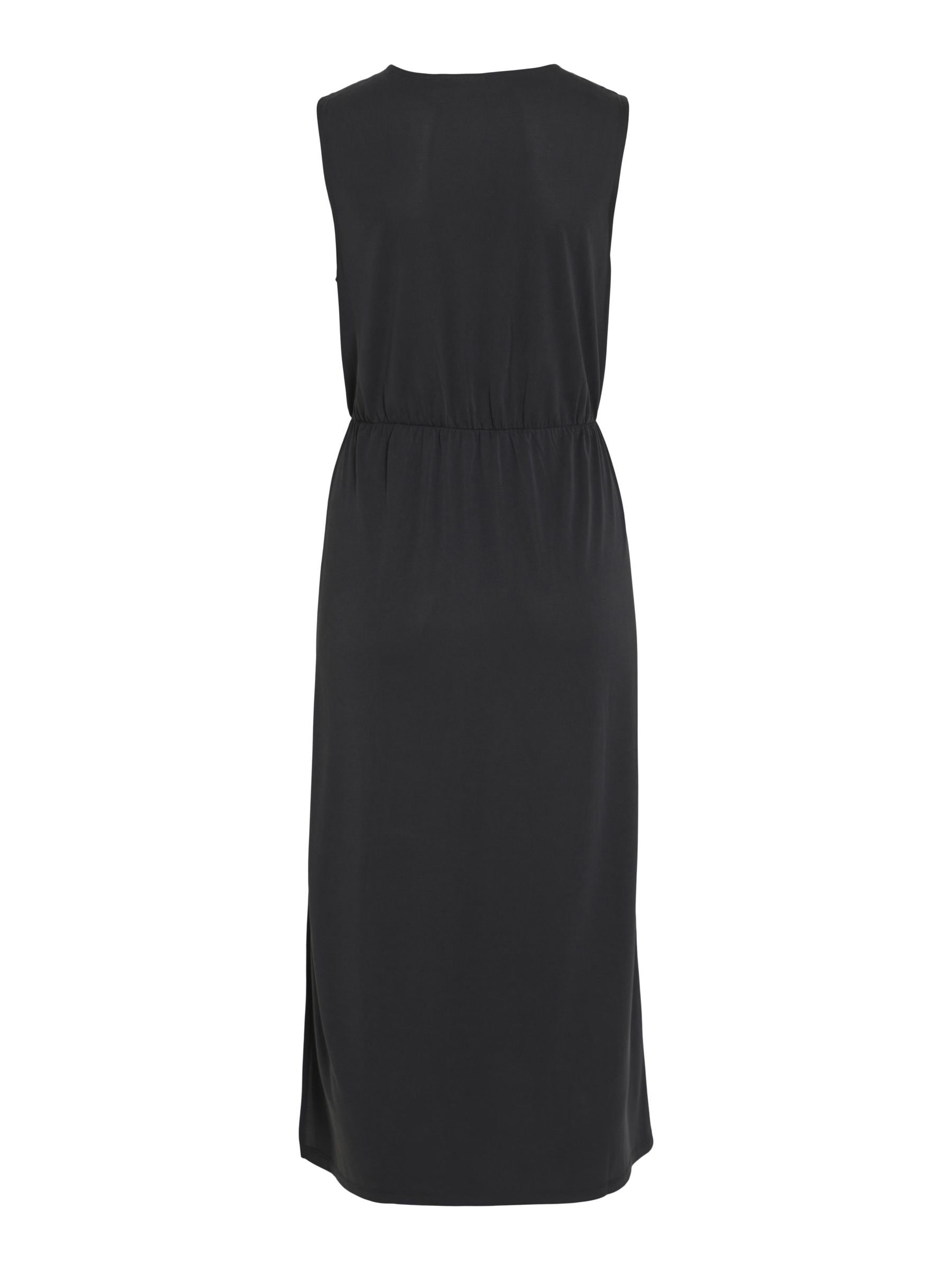 Vila Maxikleid »VIMODALA V-NECK S/L MIDI DRESS - NOOS«