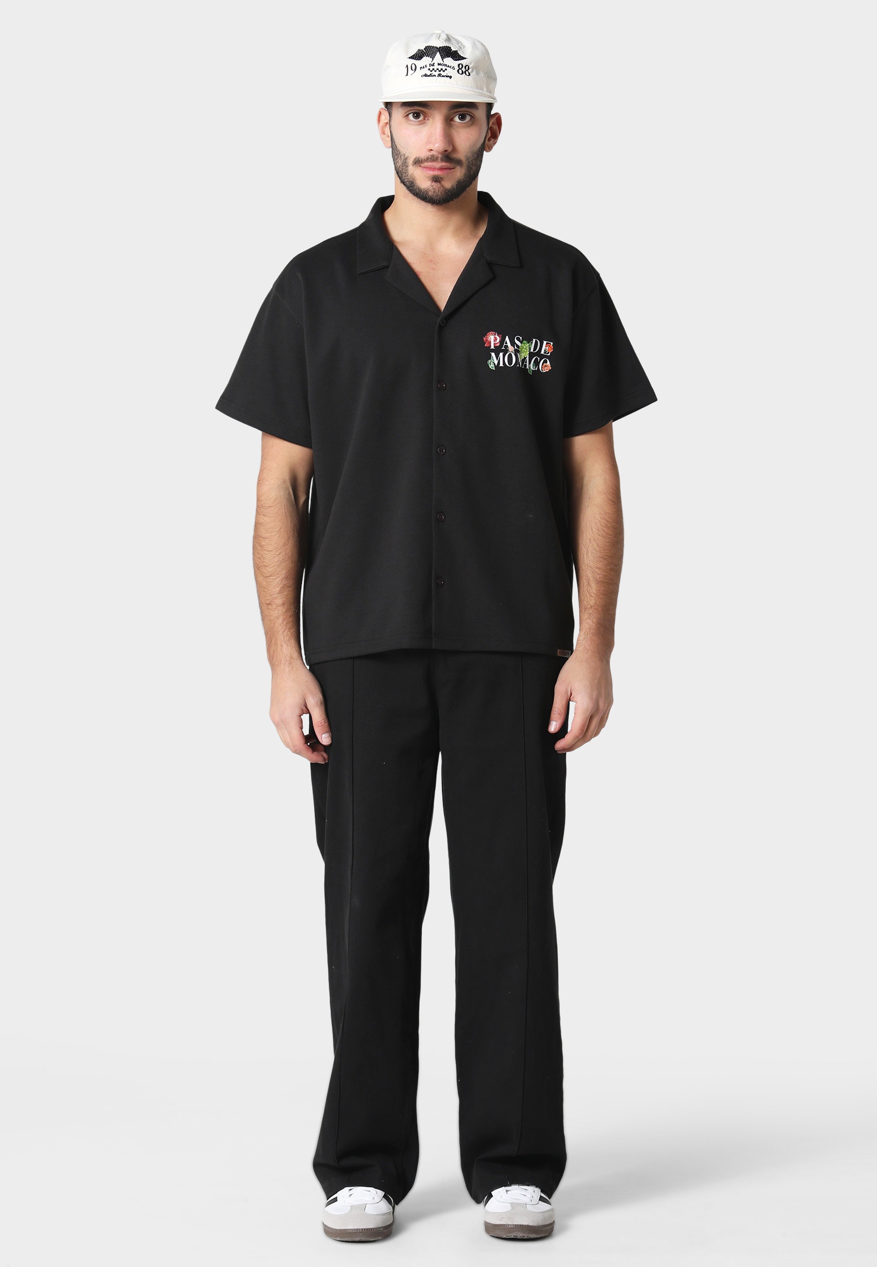 Pas De Monaco Kurzarmshirt »Pas De Monaco FLORALE CUABAN SHIRT« 1 Stk.