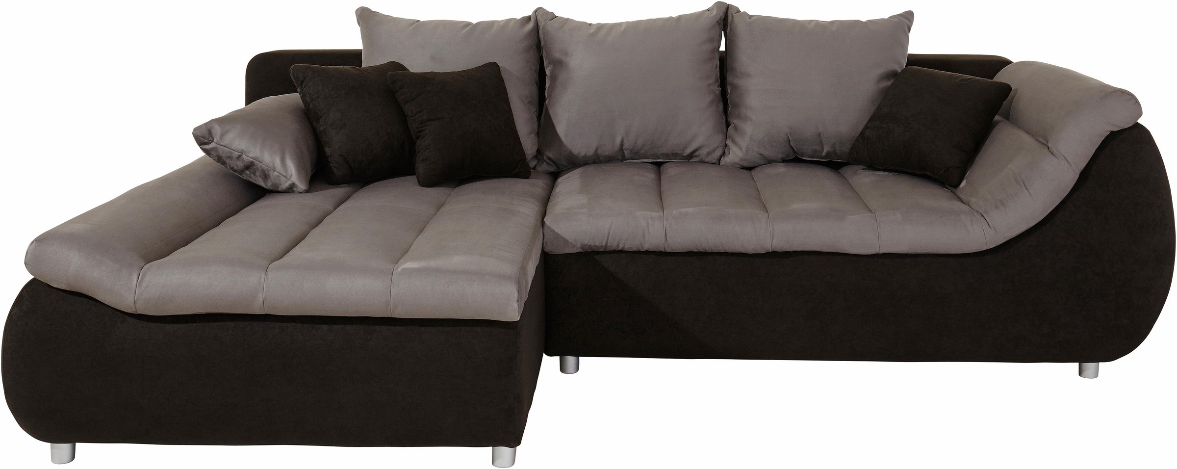 INOSIGN Ecksofa »Imola modern und elegant, bequem, aktuelle Steppung im Sit günstig online kaufen