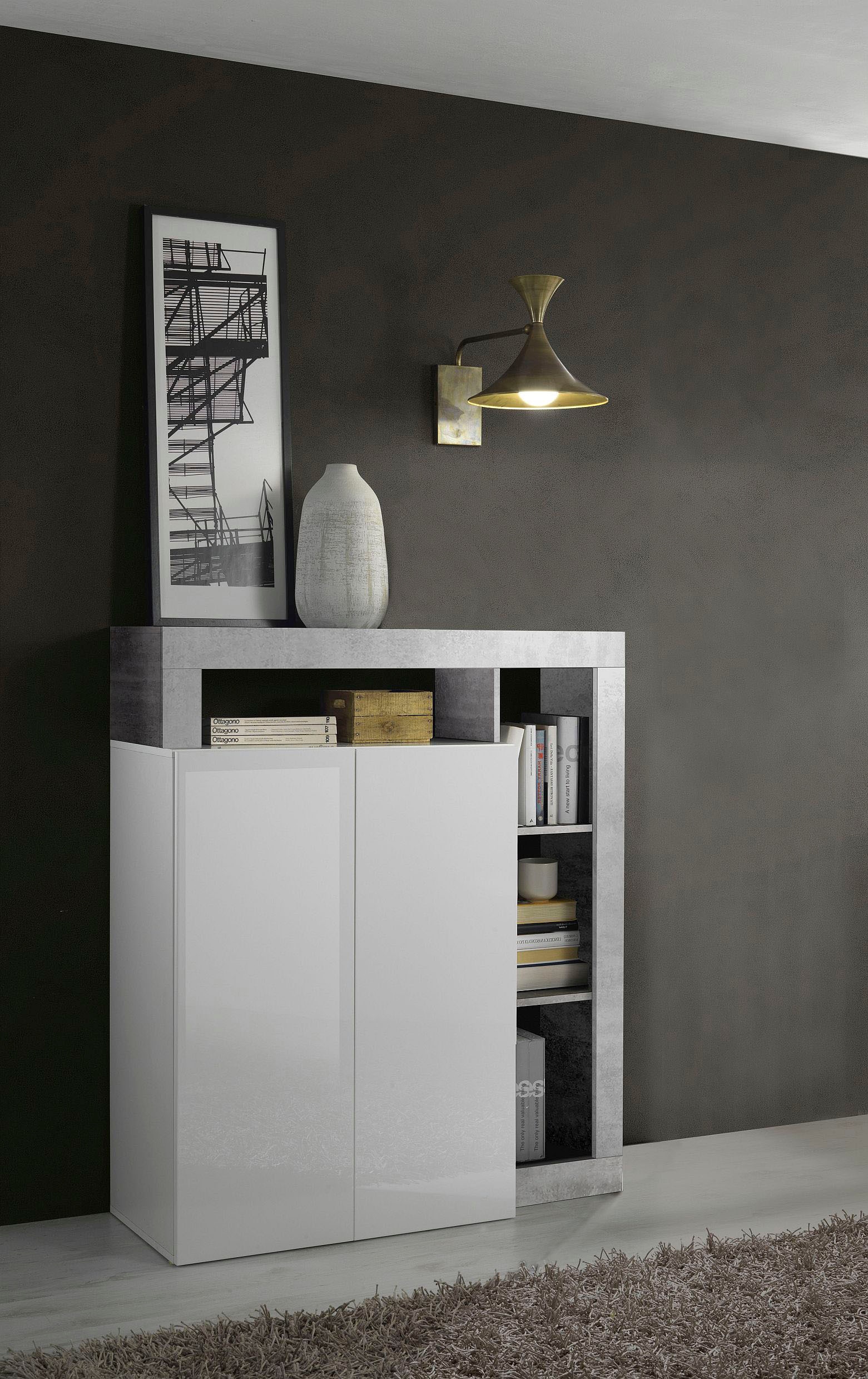 INOSIGN Mehrzweckschrank »Hamburg, Breite 108 cm«, Höhe 126 cm