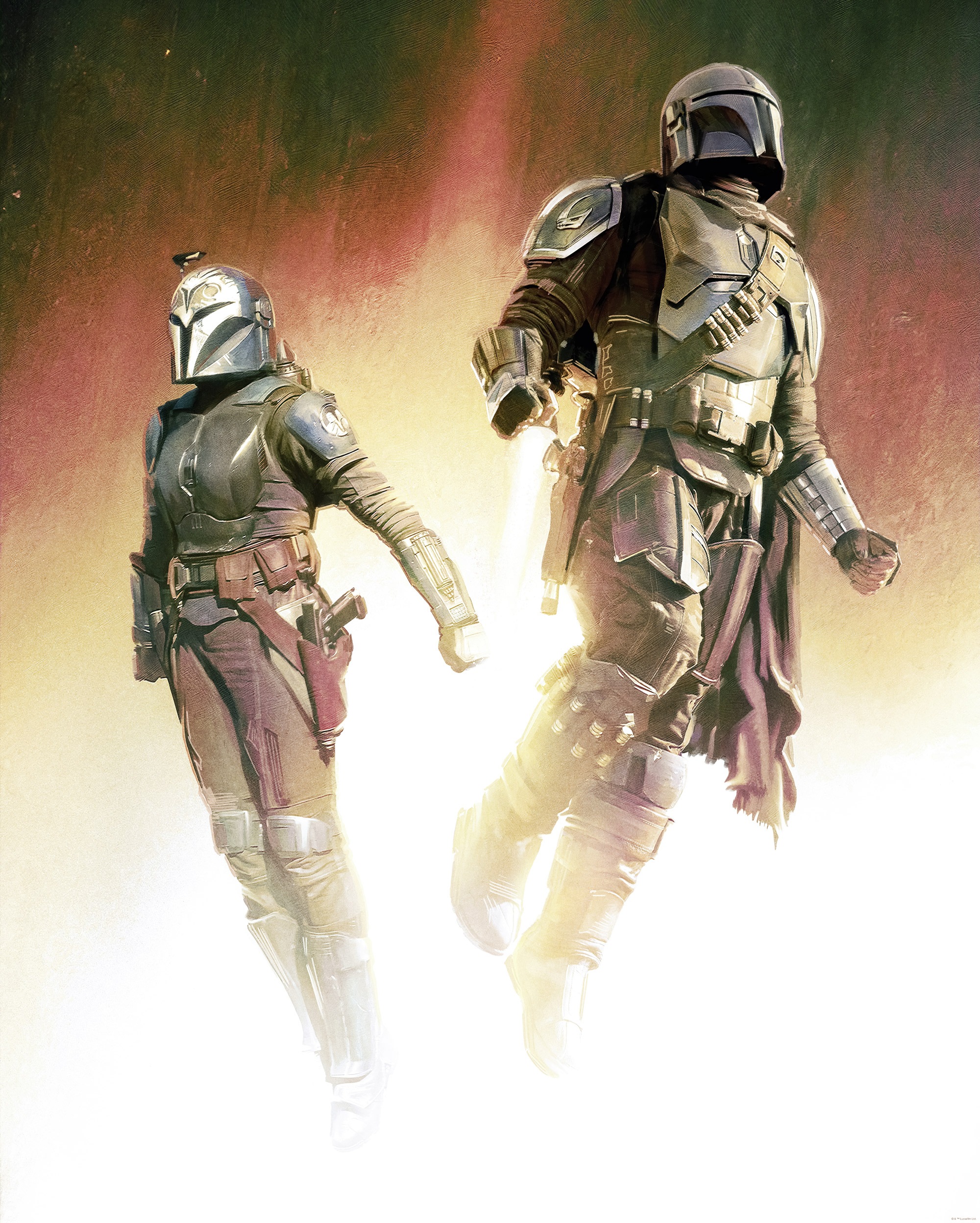 Komar Kindertapete »Star Wars The Mandalorian Flight«, bedruckt günstig online kaufen