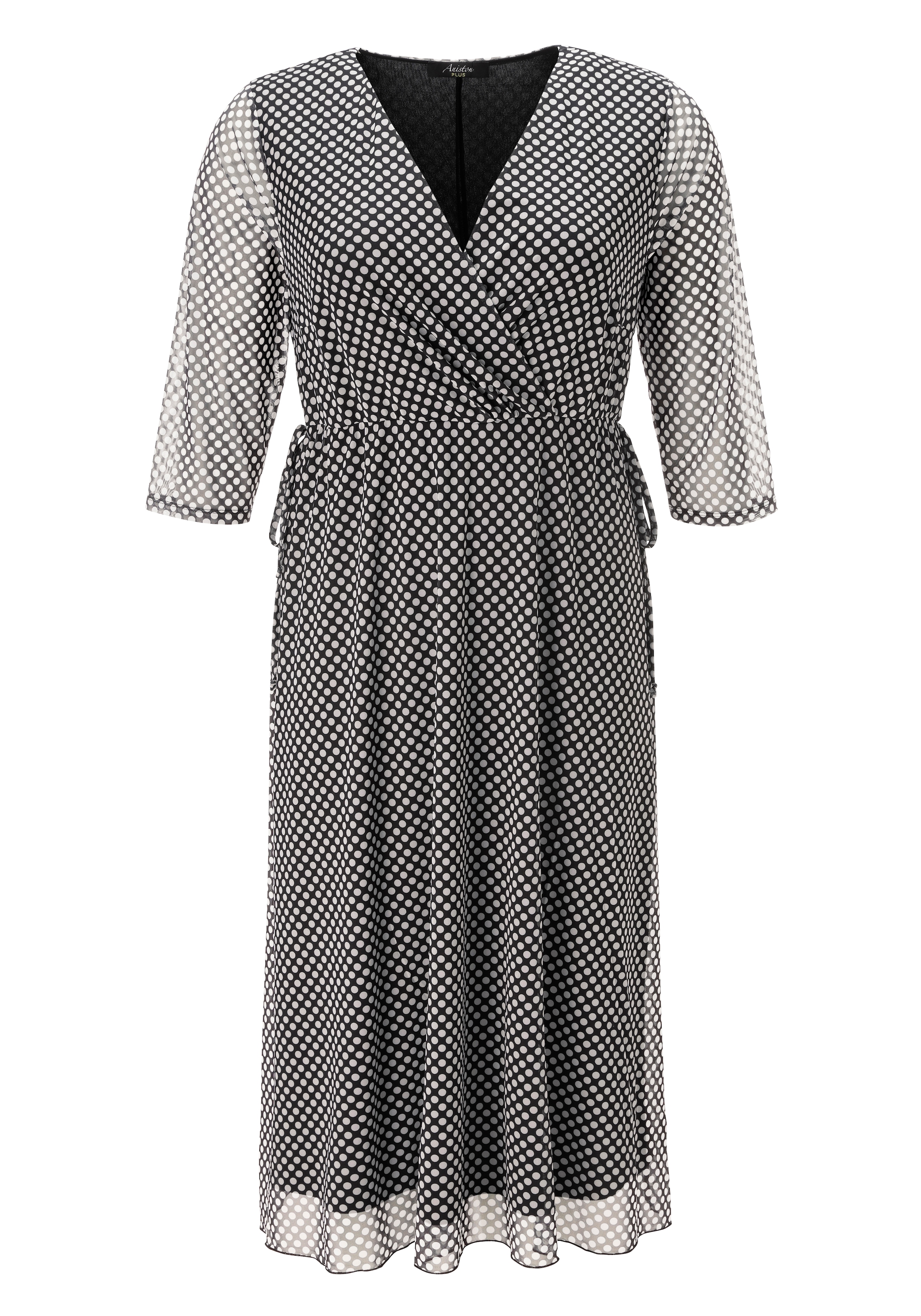Aniston PLUS Meshkleid in Wickeloptik - NEUE KOLLEKTION