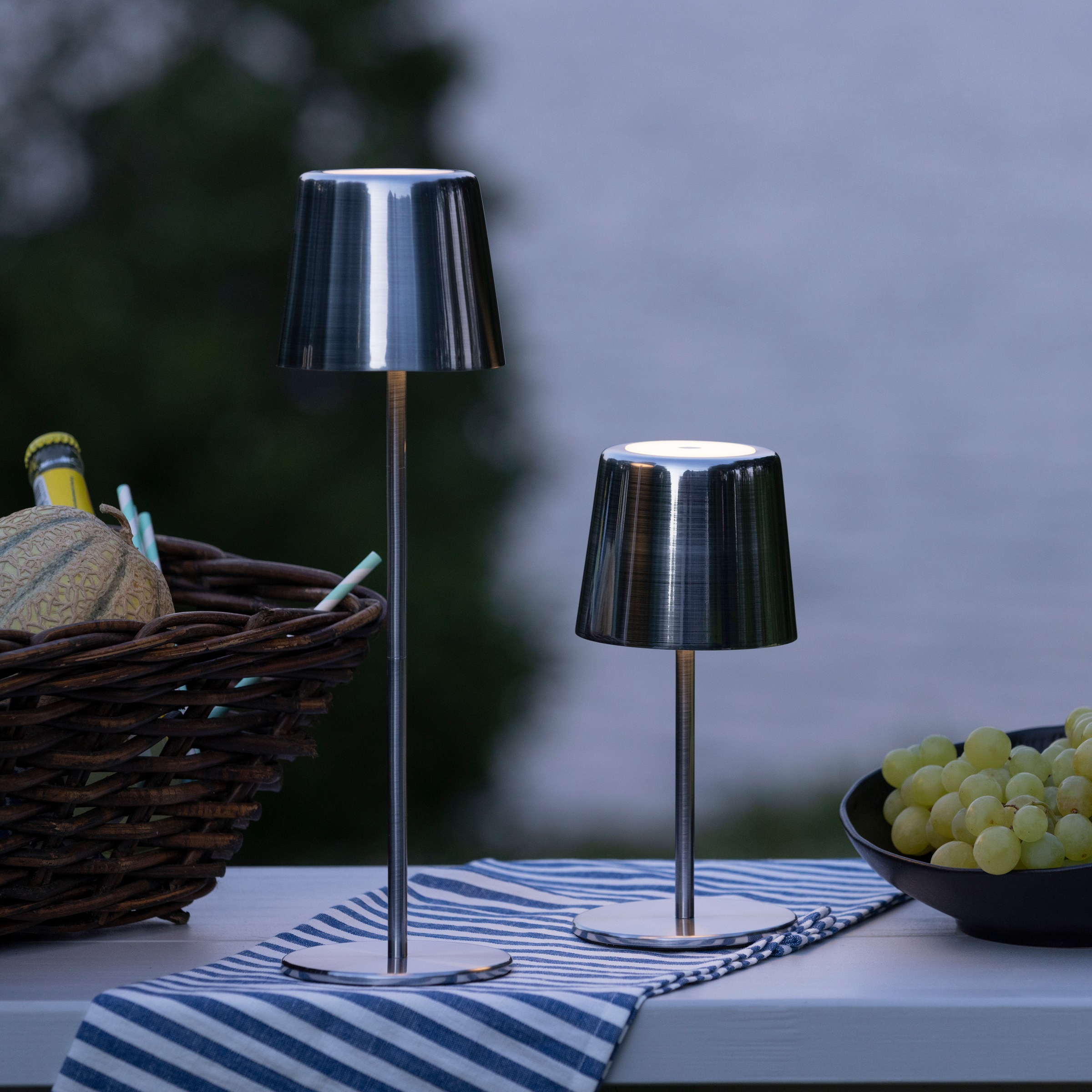 Brilliant LED Tischleuchte »Xaana«, Akku, 37 cm, 300 lm, 3000-6500 K, dimmb günstig online kaufen
