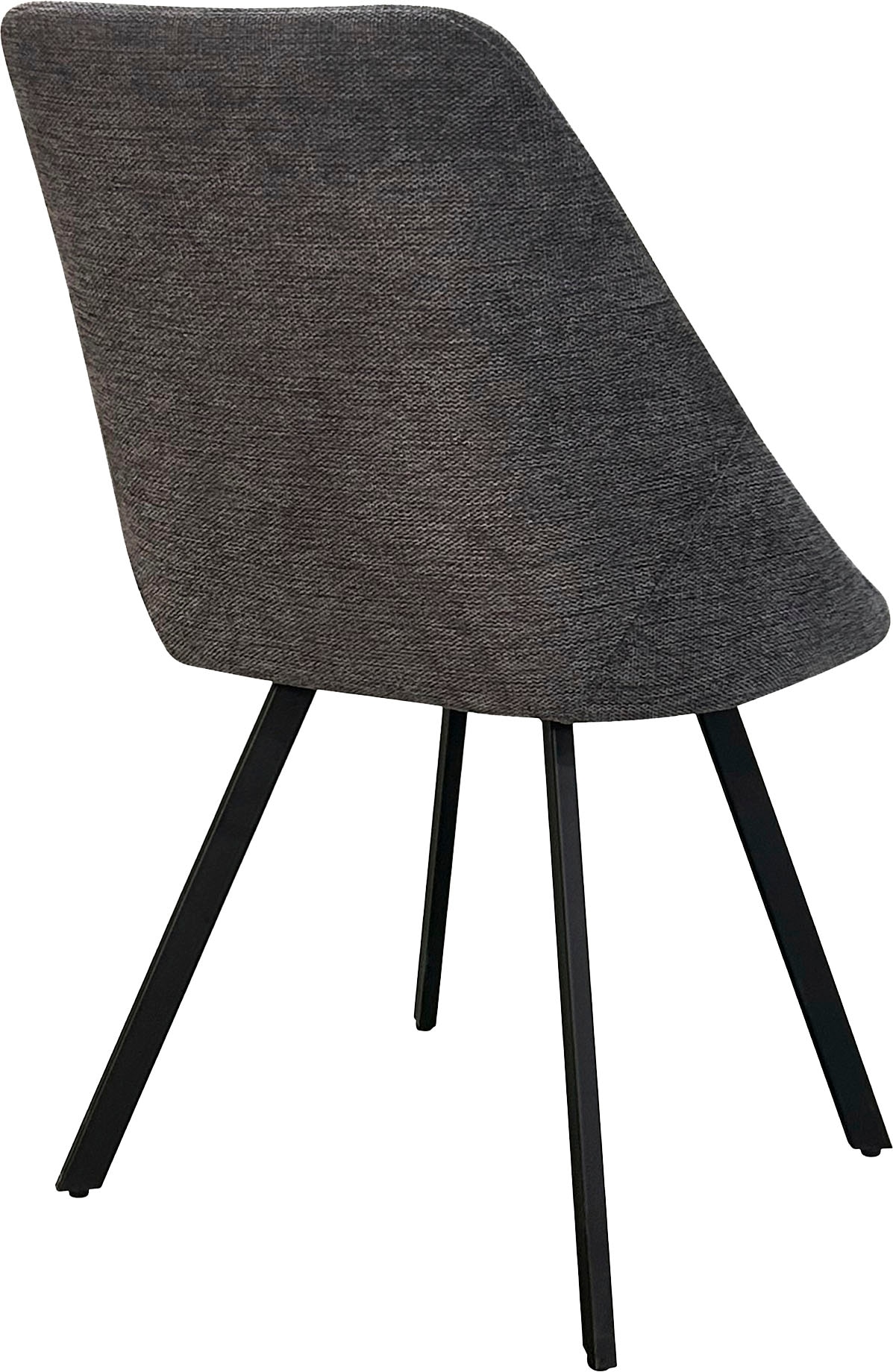 byLIVING Esszimmerstuhl »Jasper (2er-Set)«, (Set), Sitzschale 360°drehbar, Metall schwarz, Küchenstuhl, diverse Bezüge