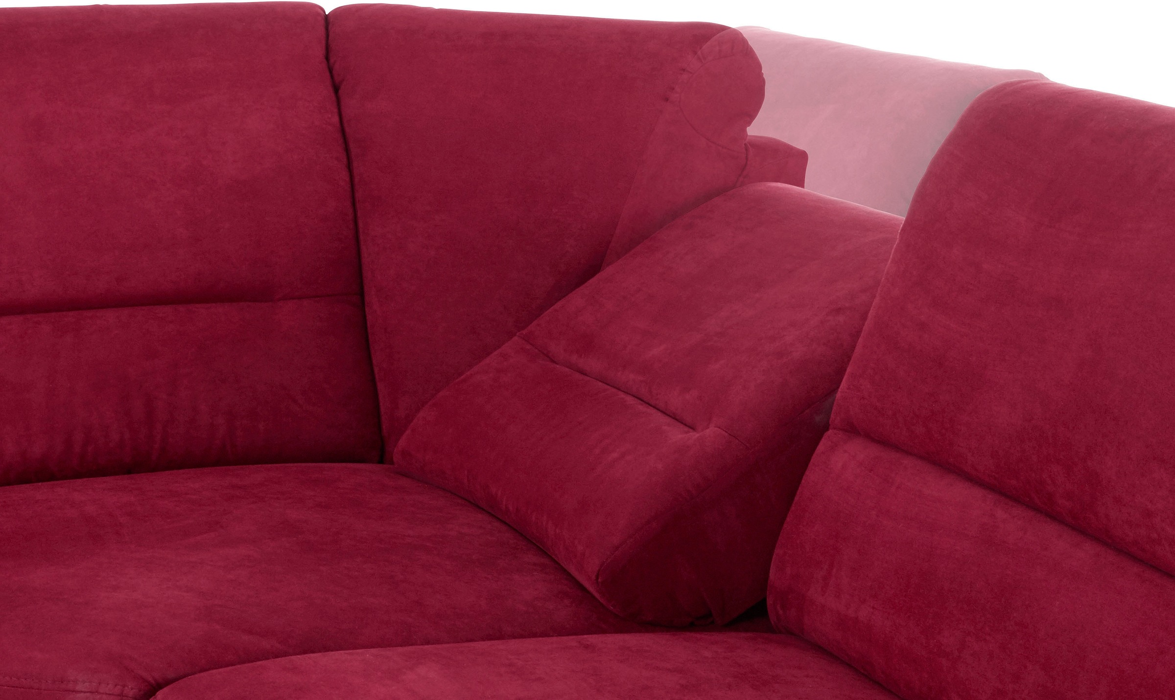 Places of Style Ecksofa »Cardoso L-Form«, mit Trapezecke für mehr Sitzkomfort, wahlweise auch mit Bettfunktion