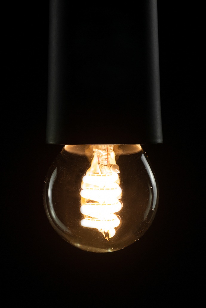 SEGULA LED-Leuchtmittel »LED Golfball Curved klar«, E27, Warmweiß, dimmbar, günstig online kaufen