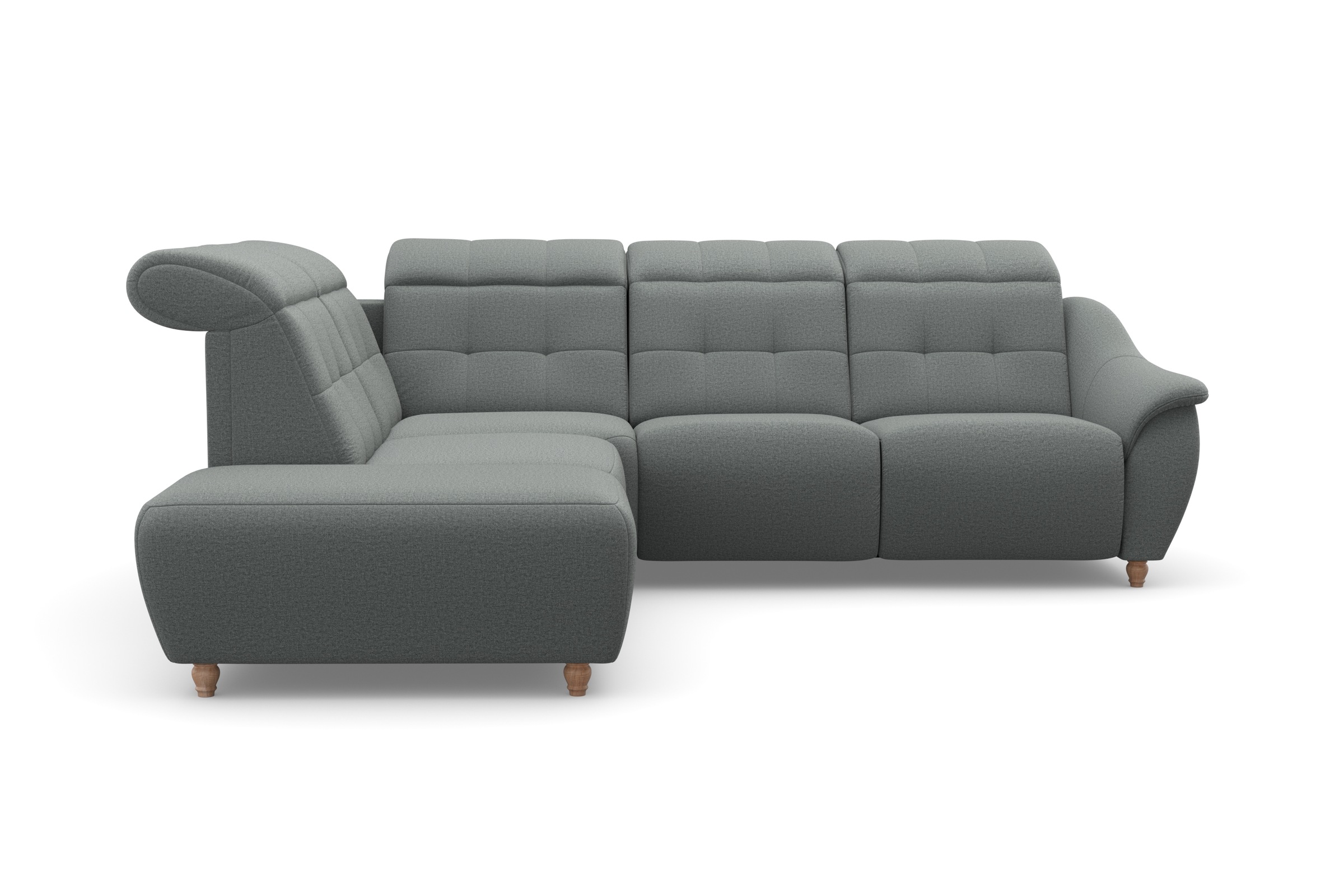 Home affaire Ecksofa »Boston L-Form«, Kopfteilverstellung an jeder Sitzfläc günstig online kaufen