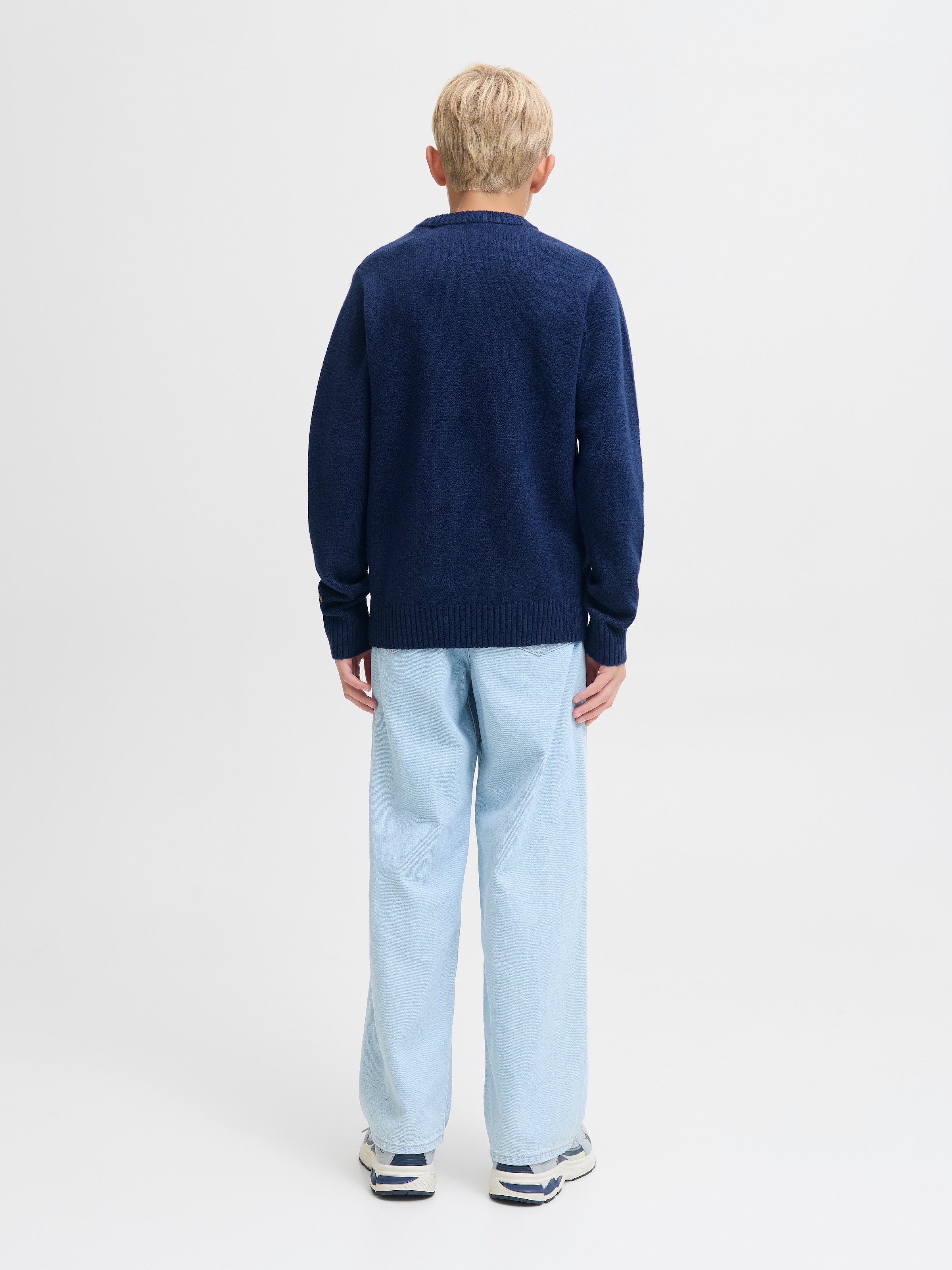 Jack & Jones Junior Rundhalspullover »JORNORREBRO KNIT CREW NECK JNR«