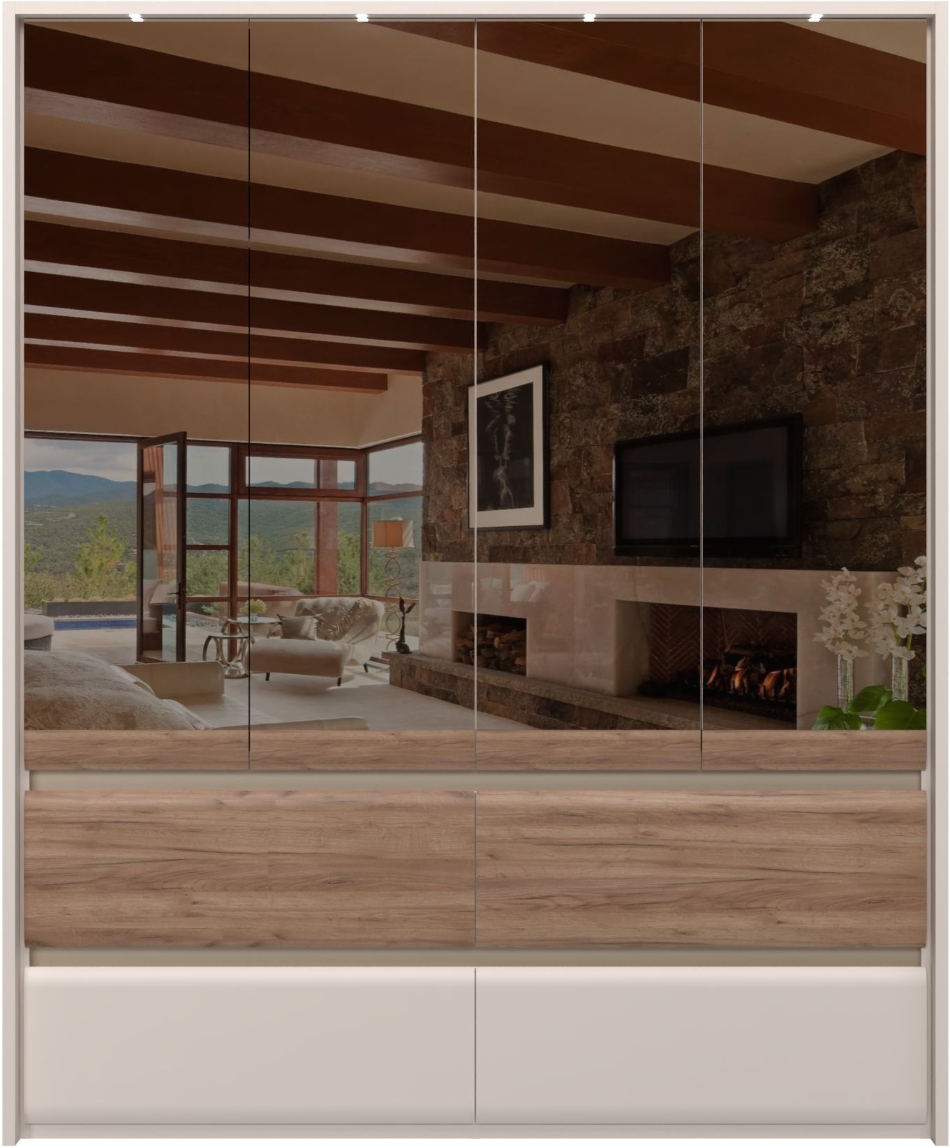 OTTO home Kleiderschrank "Invictus, UV lackiert, FSC-zertifiziert, grifflos günstig online kaufen