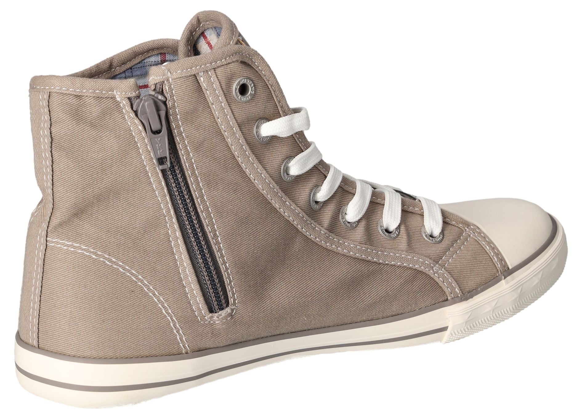 Mustang Shoes Sneaker, High Top-Sneaker, Schnürschuh mit Label in der Laufsohle