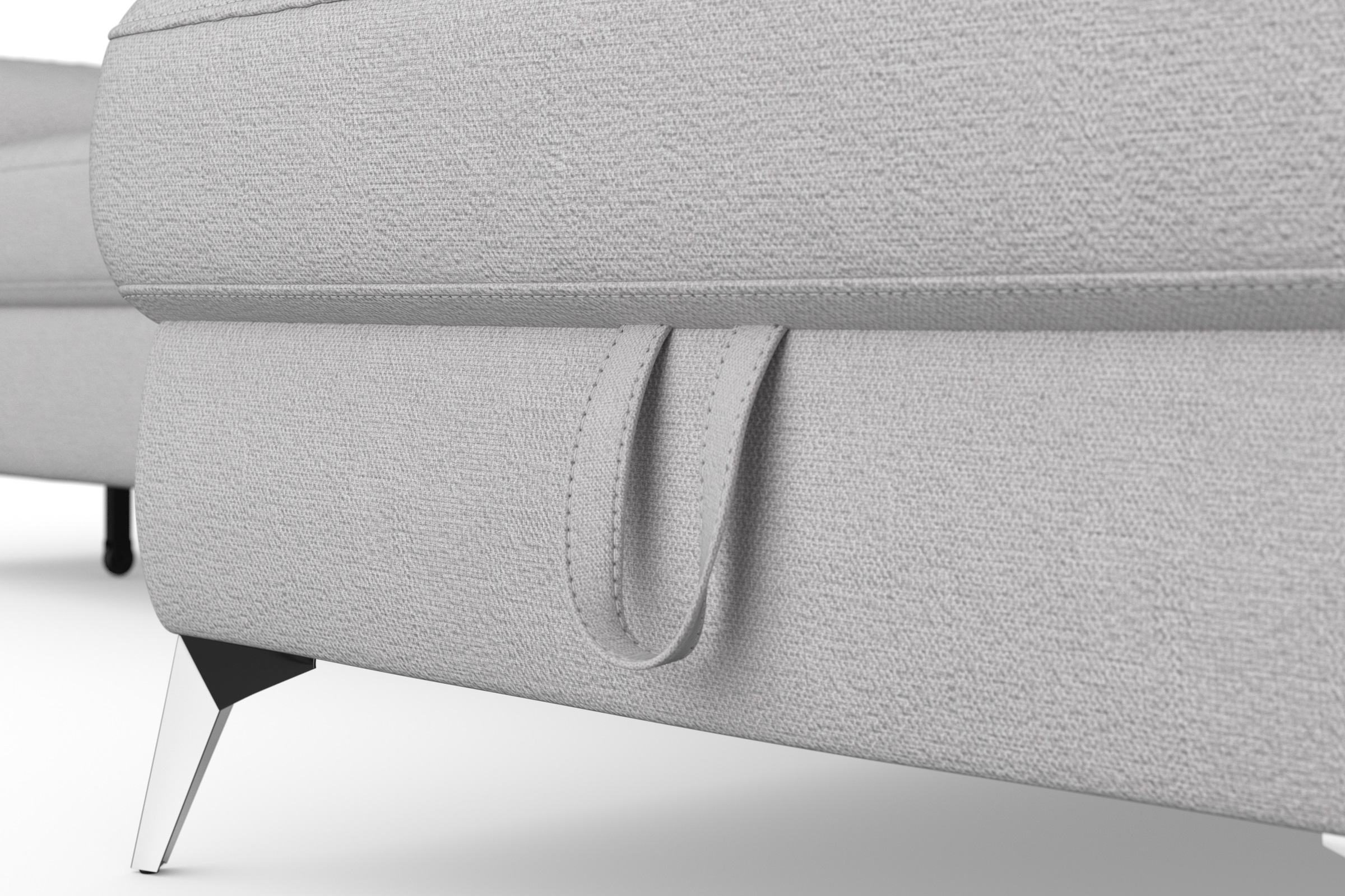 sit&more Ecksofa »Padua L-Form«, inklusive Sitztiefenverstellung, Armteilfunktion und Federkern
