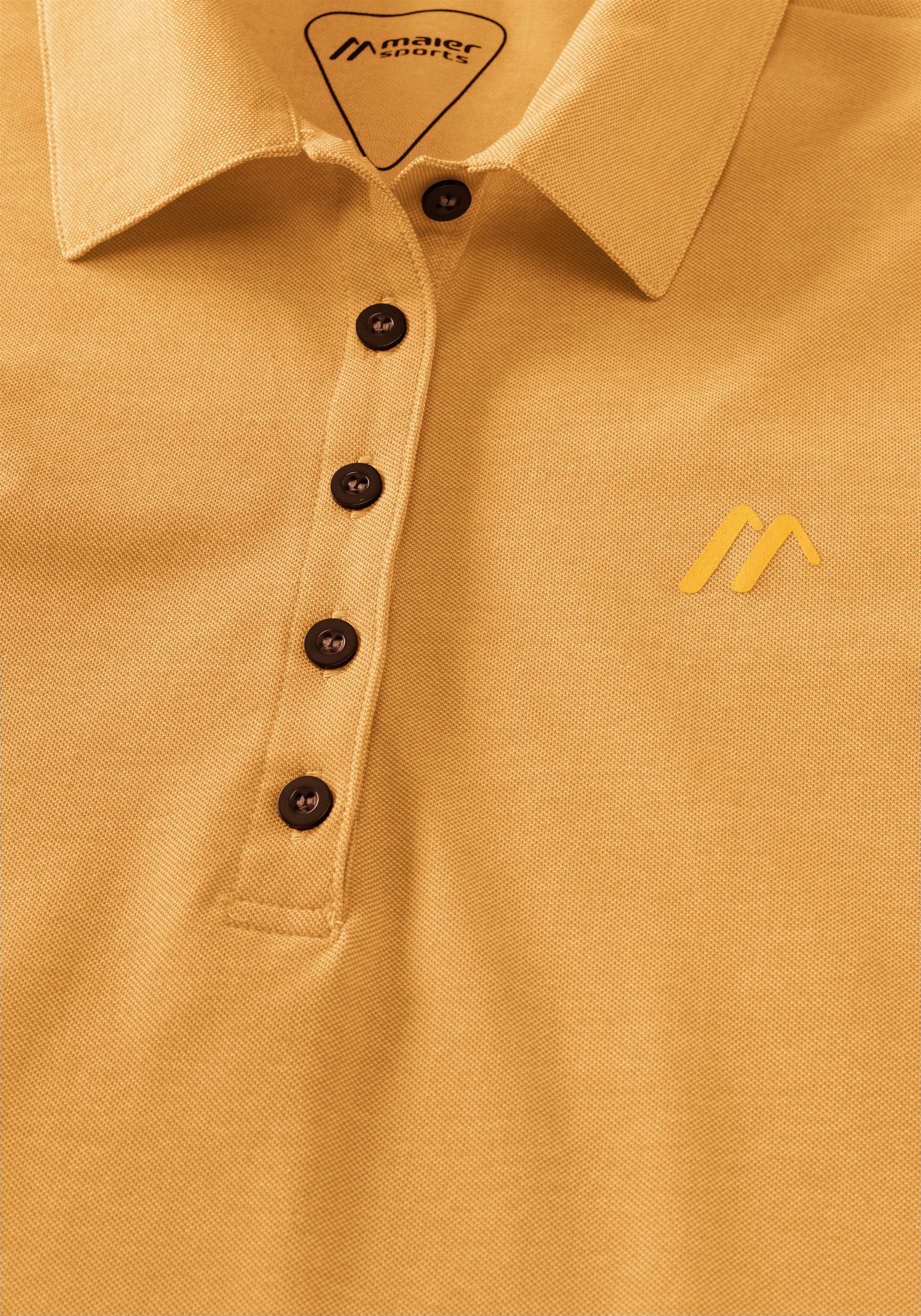 Maier Sports Langarm-Poloshirt »Long Piquee Polo W«