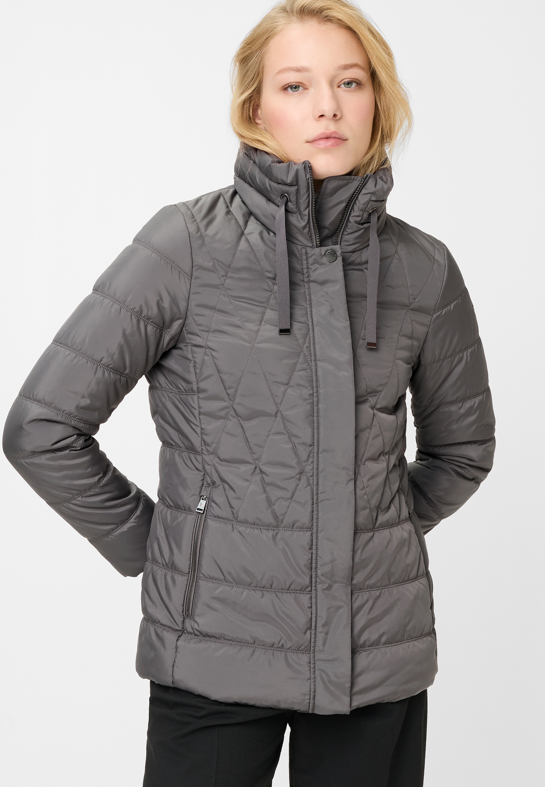 Fuchs Schmitt Steppjacke »Steppjacke« Stehkragen mit Kordelzug, Regular Fit