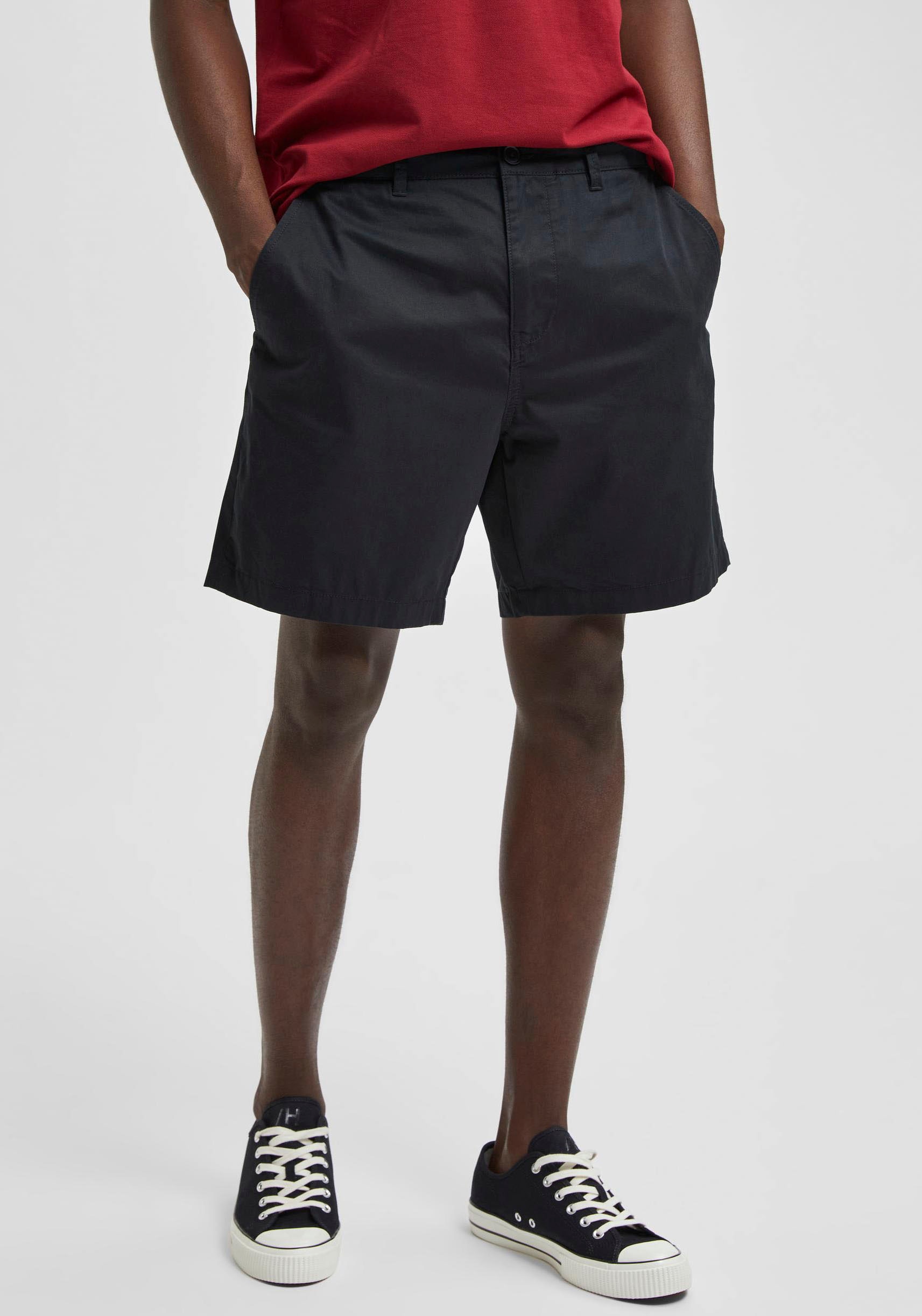 Bild von SELECTED HOMME Chinoshorts »SLHCOMFORT-HOMME FLEX SHORTS W NOOS«, unifarben