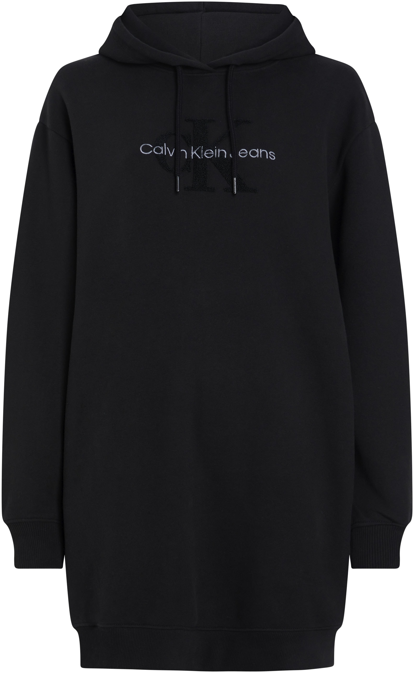 Calvin Klein Jeans Sweatkleid »CHENILLE MONOLOGO HOODIE DRESS«, mit Logostickerei
