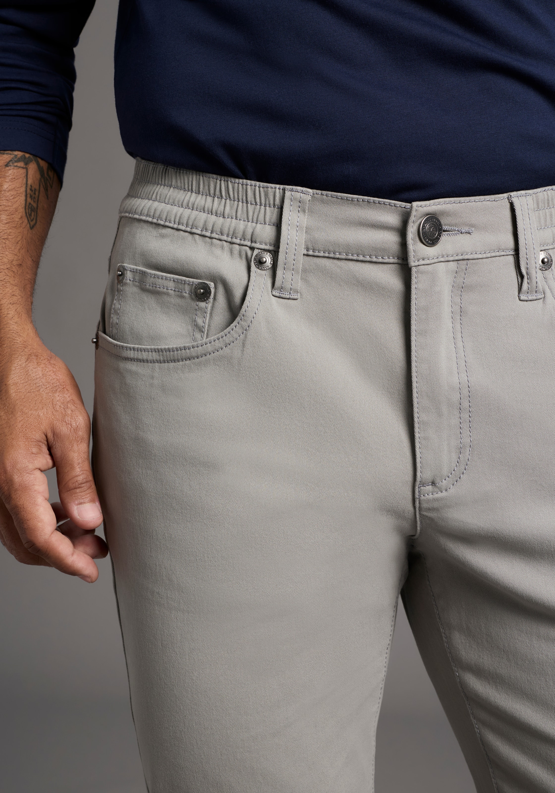Man's World 5-Pocket-Hose  Stretchhose mit Dehnbund