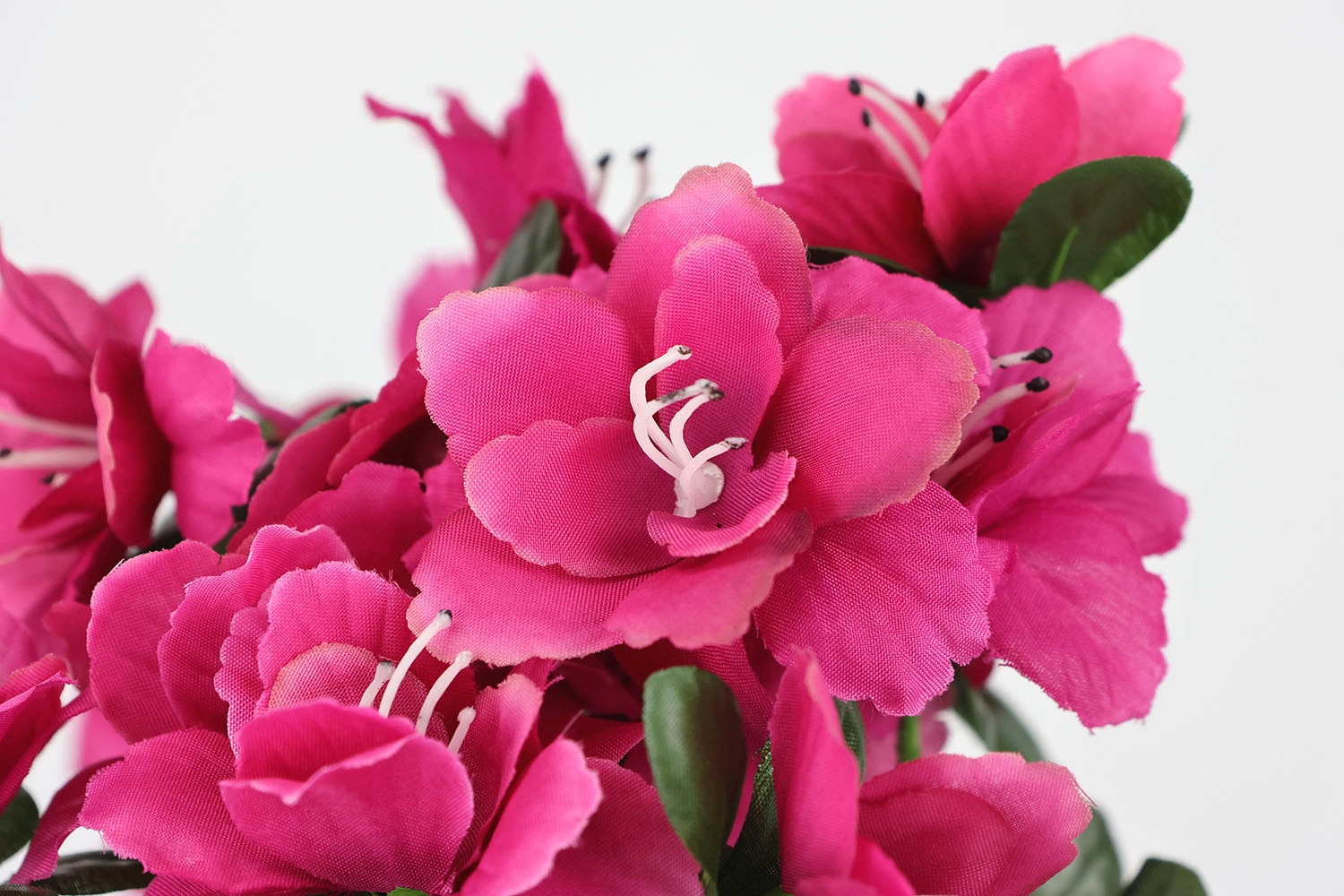 I.GE.A. Kunstblume »Kunstblume Azaleen im Topf« Blume Kunstpflanze Blumendeko Tischdeko Zimmerpflanze