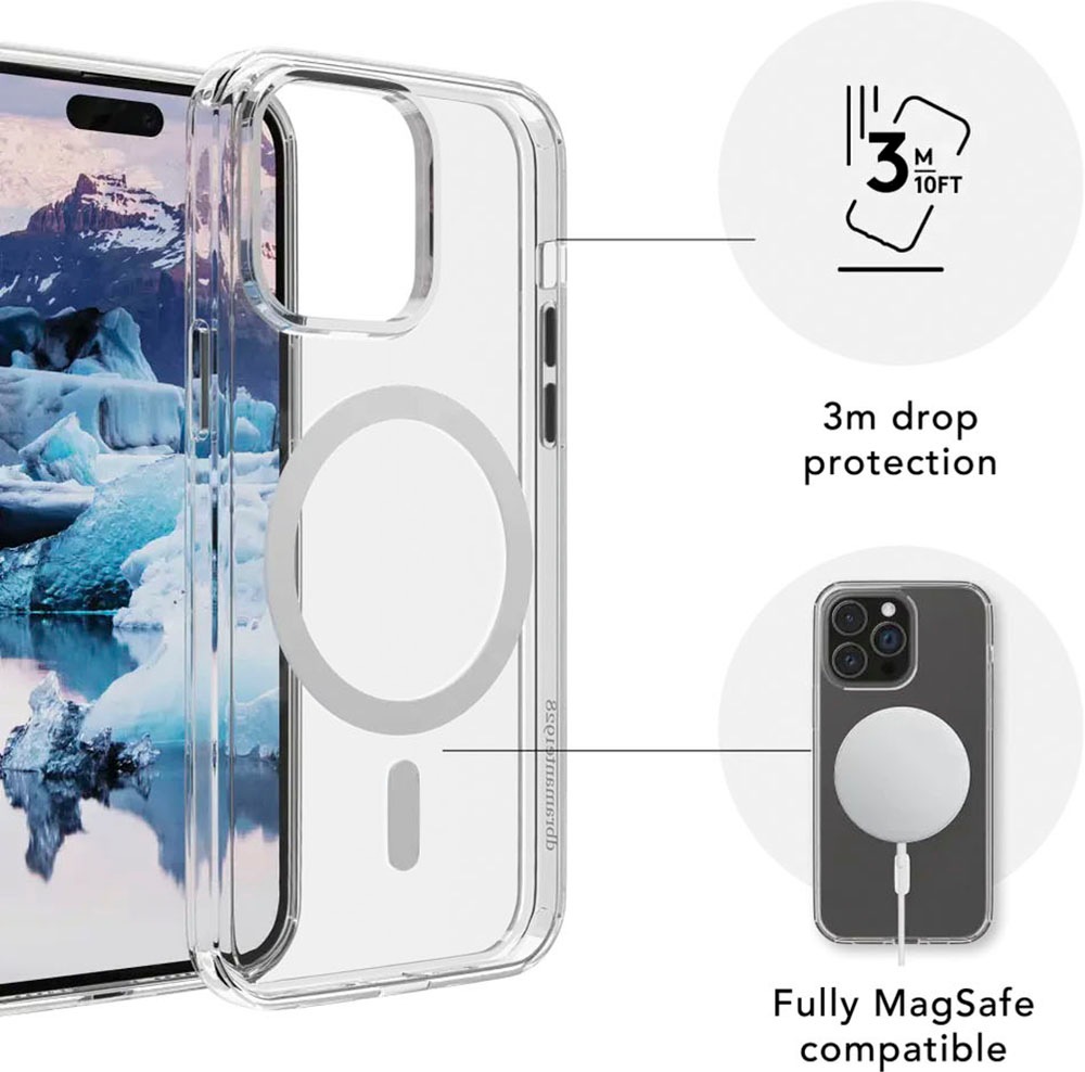 dbramante1928 Smartphone-Hülle »Iceland Pro MagSafe iPhone 15 Pro Max«, Apple iPhone 15 Pro Max, 17,02 cm (6,7 Zoll)