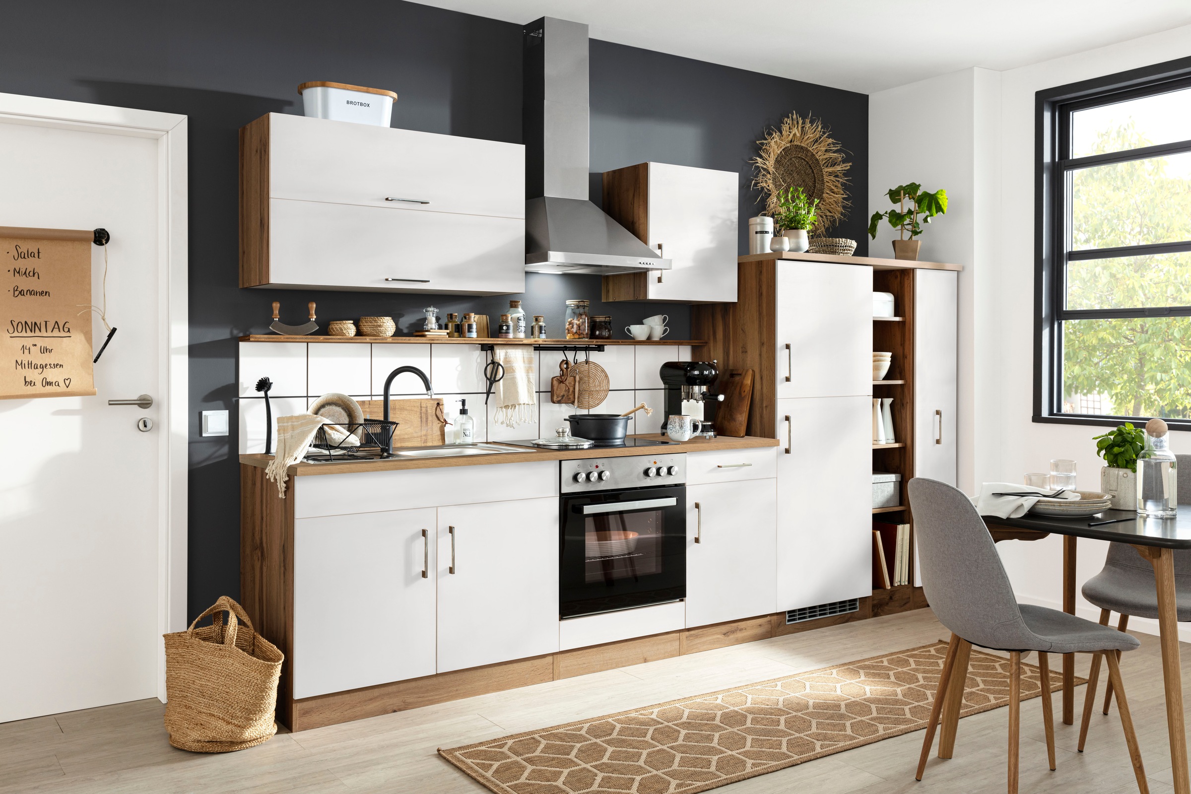 KOCHSTATION Küchenzeile »KS-Colmar«, mit E-Geräten, Breite 330 cm günstig online kaufen