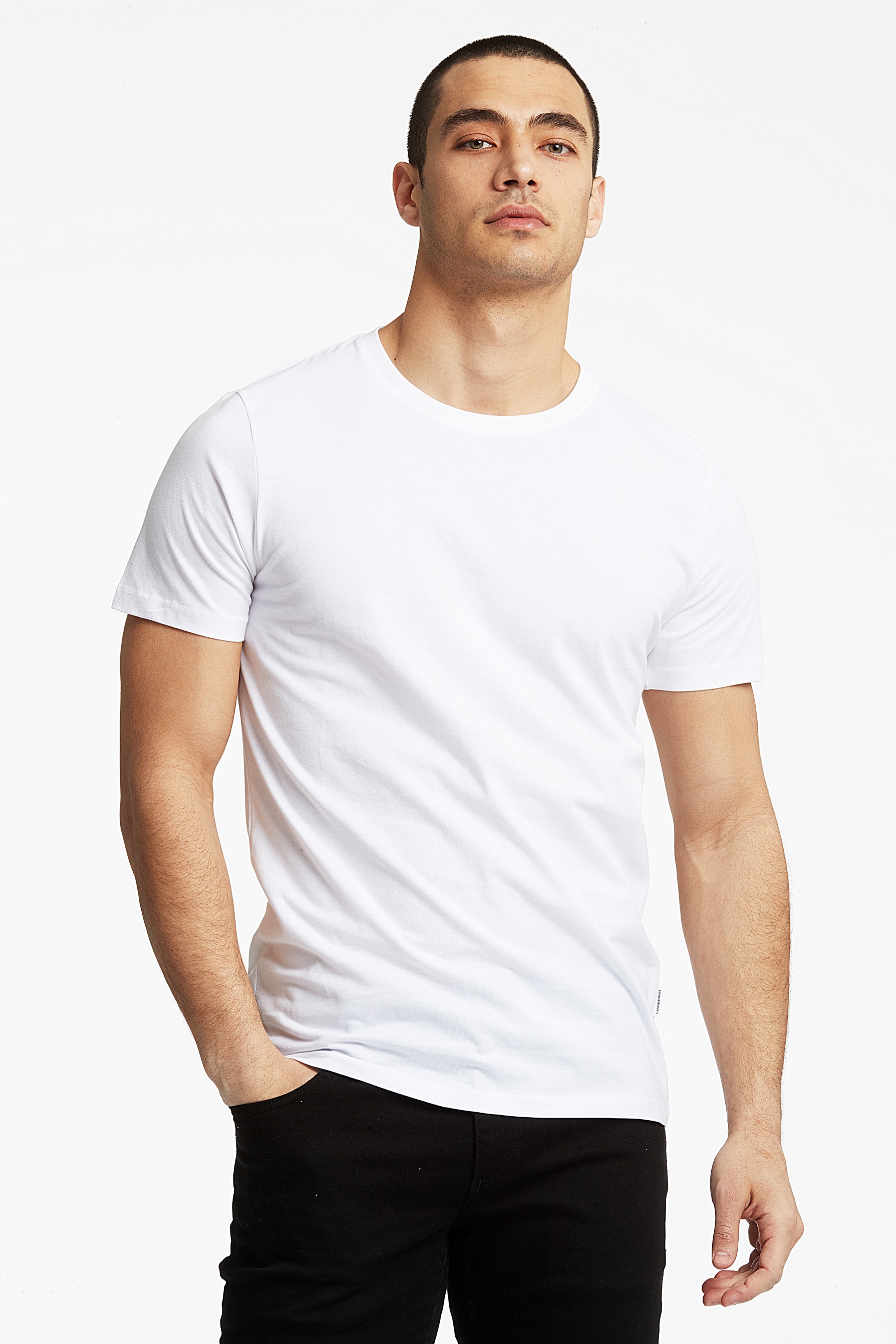 LINDBERGH T-Shirt Packung, 4 Stk. mit Rundhalsausschnitt im 4-er Pack