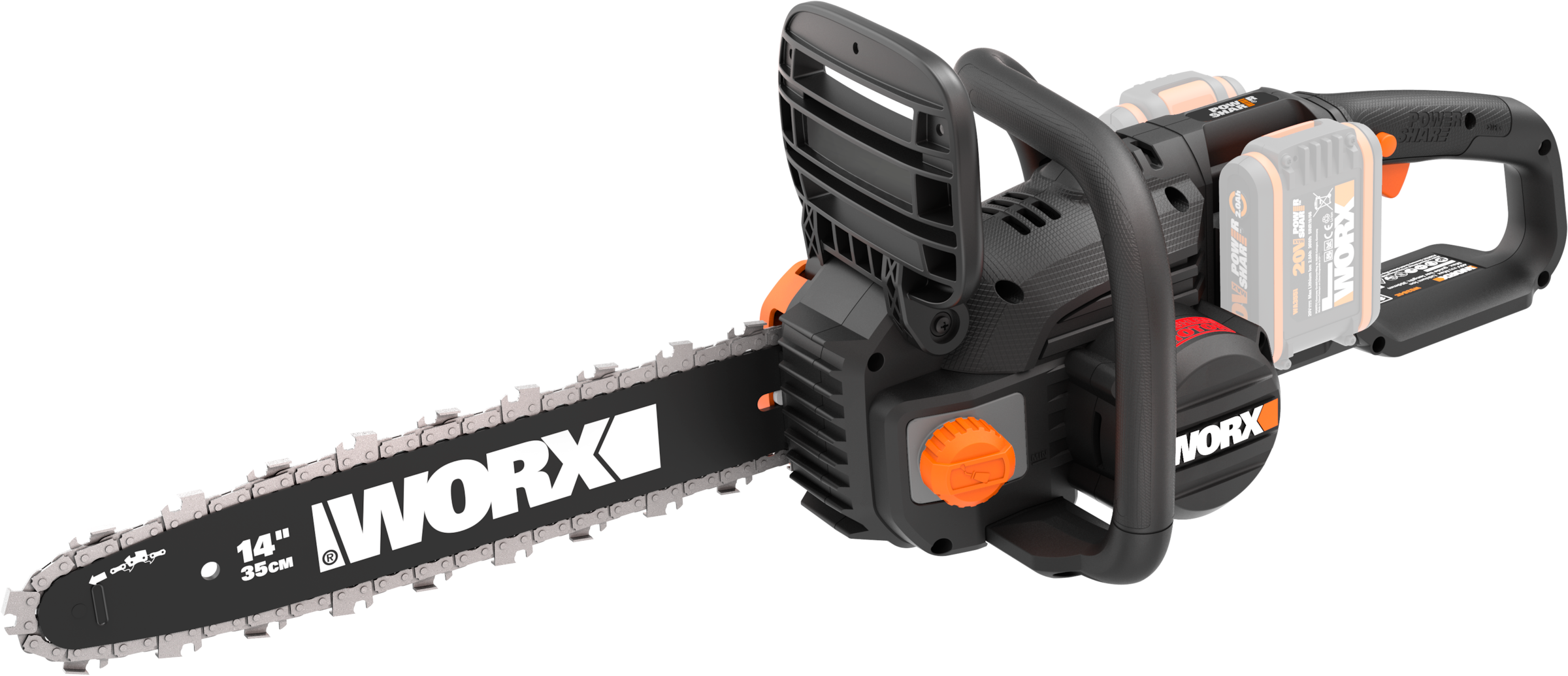 Worx Akku-Kettensäge »WG384E.9«, ohne Akku und Ladegerät