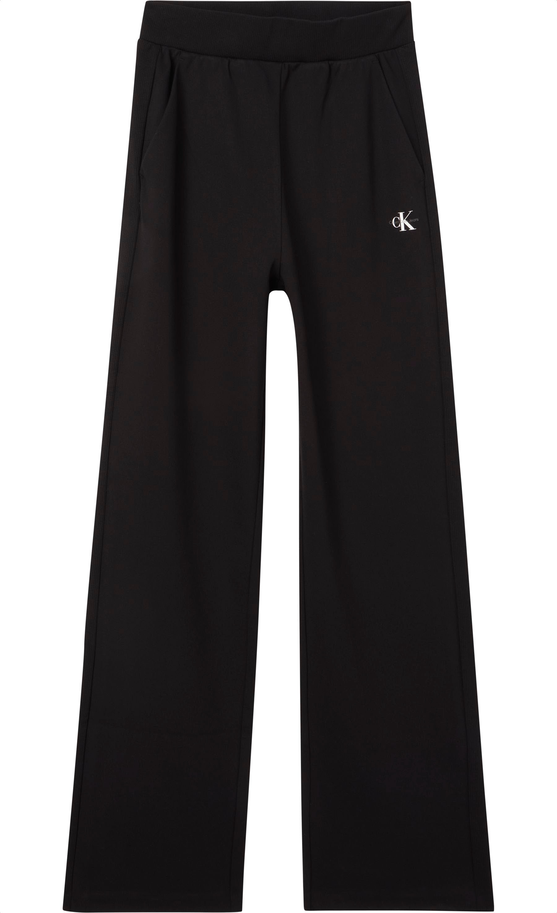 Calvin Klein Jeans Wirkhose »MILANO LOOSE PANTS«, mit ausgestelltem Bein