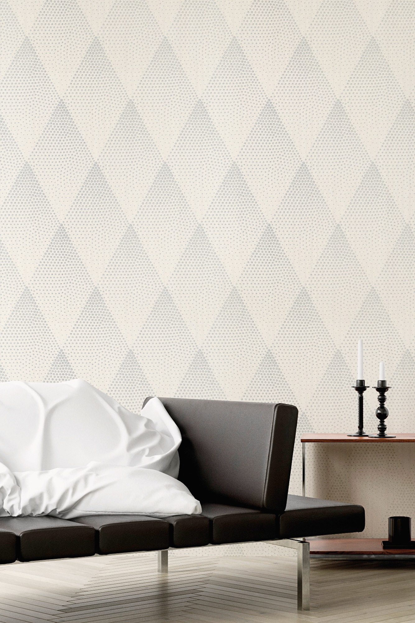 living walls Vliestapete »New Walls 50's Glam geometrisch grafisch«, grafisch-geometrisch-gemustert, Grafik Tapete Punkte Tapeten Wohnzimmer Schlafzimmer Küche Flur Design