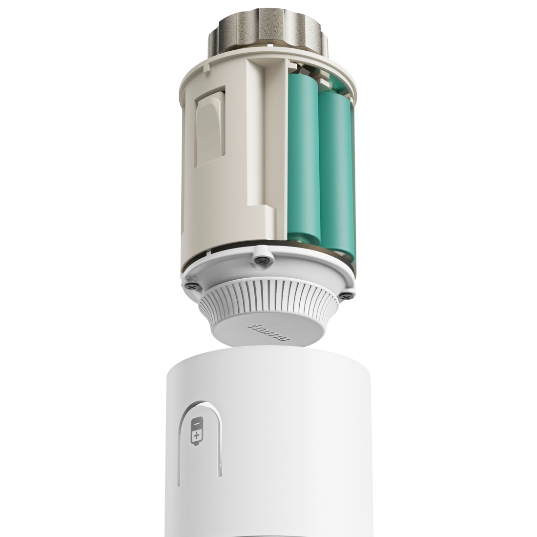 Hama Heizkörperthermostat »Smartes Heizkörperthermostat mit Matter over Thread« Wochenprogramm, Sprachsteuerung, Fenster-auf-Erkennung, Drehregler