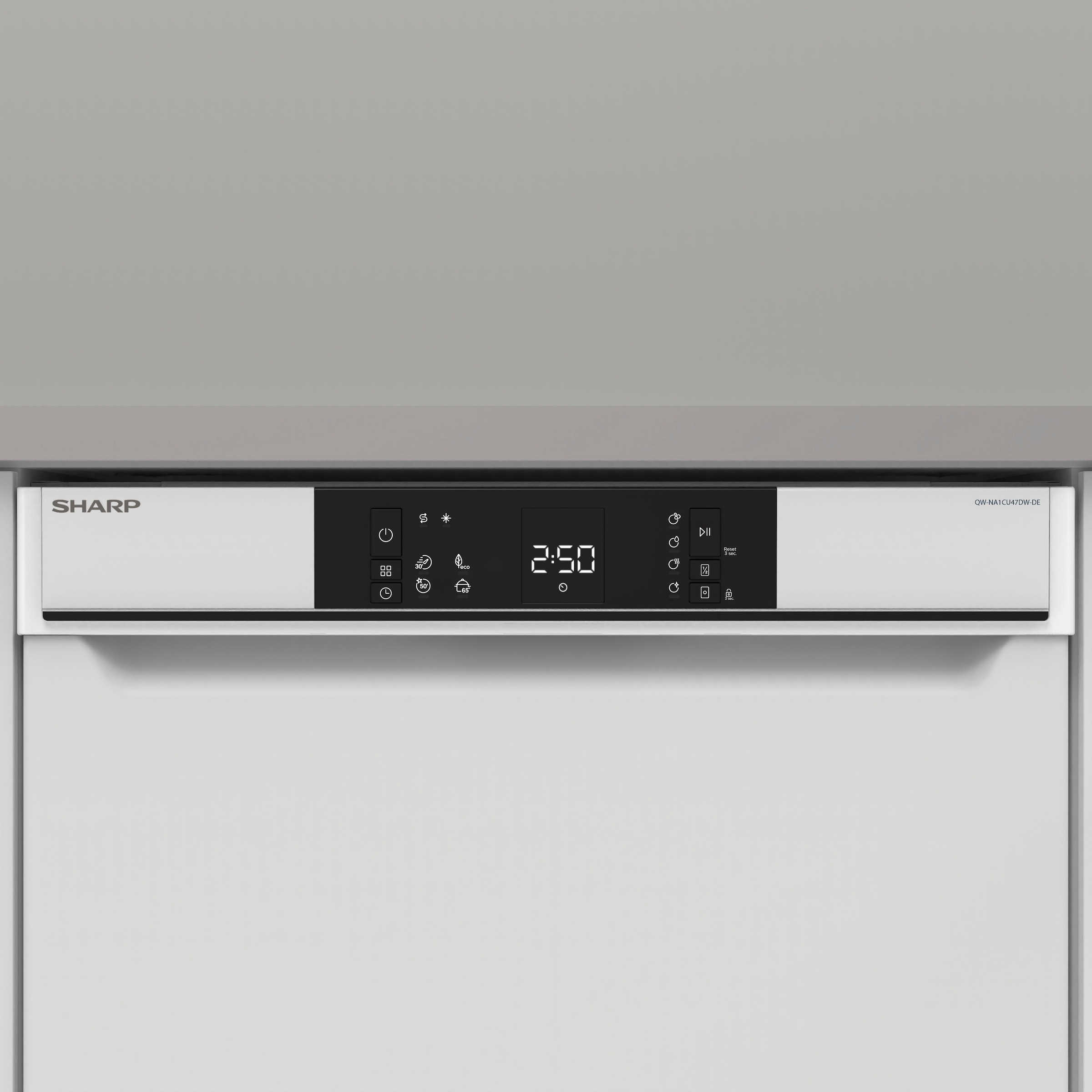 Sharp Unterbaugeschirrspüler »QW-NA1CU47DW-DE«, 13 Maßgedecke