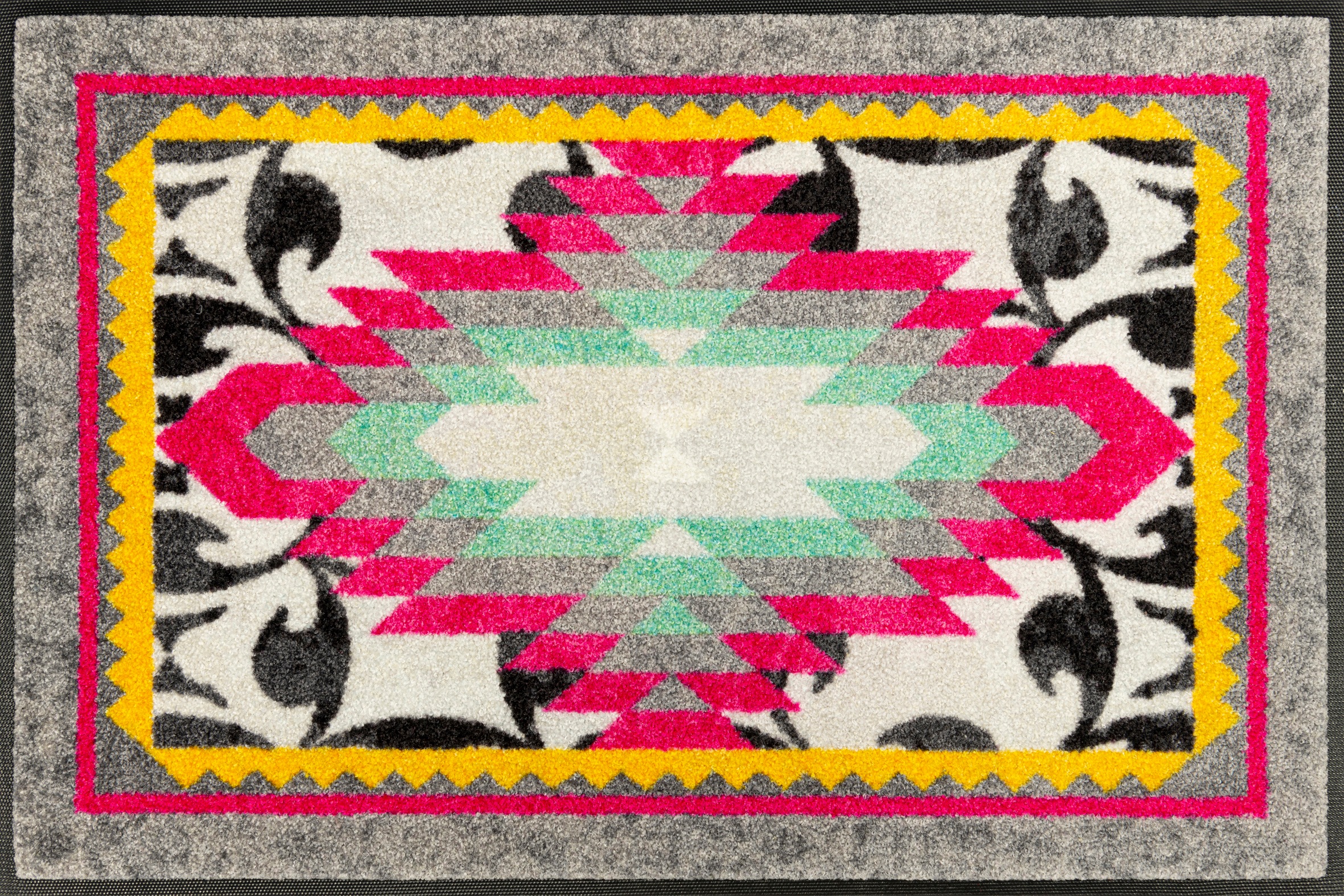 wash+dry by Kleen-Tex Fußmatte »Tribal Pop«, rechteckig, 7 mm Höhe, auch al günstig online kaufen