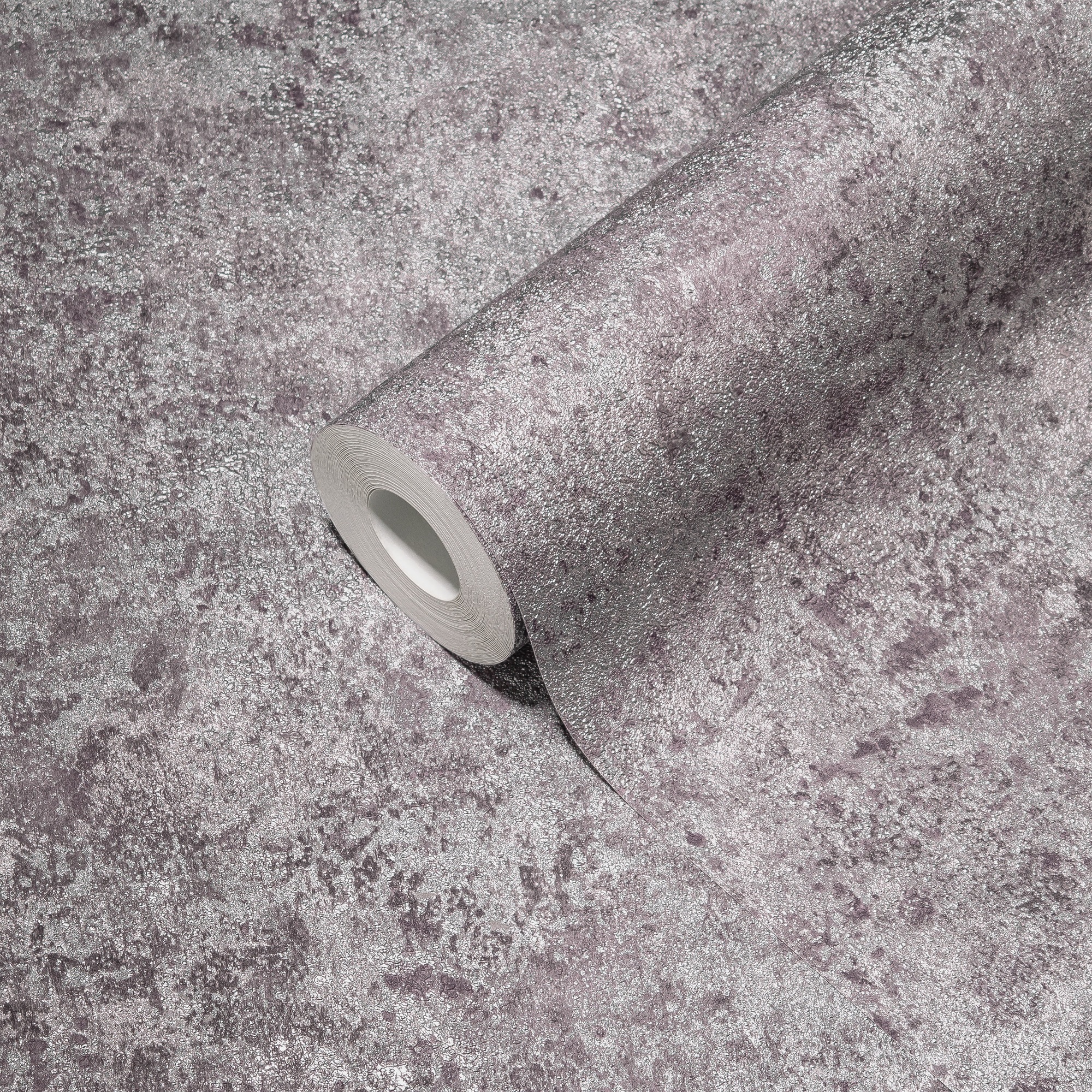 living walls Vliestapete »Metropolitan Stories. Travel Styles. Metallic-Tapete«, metallic-Metall-Effekte-gemustert, Grobe Struktur-Tapete Putzoptik Designtapete Hochwertig Tapeten Flur