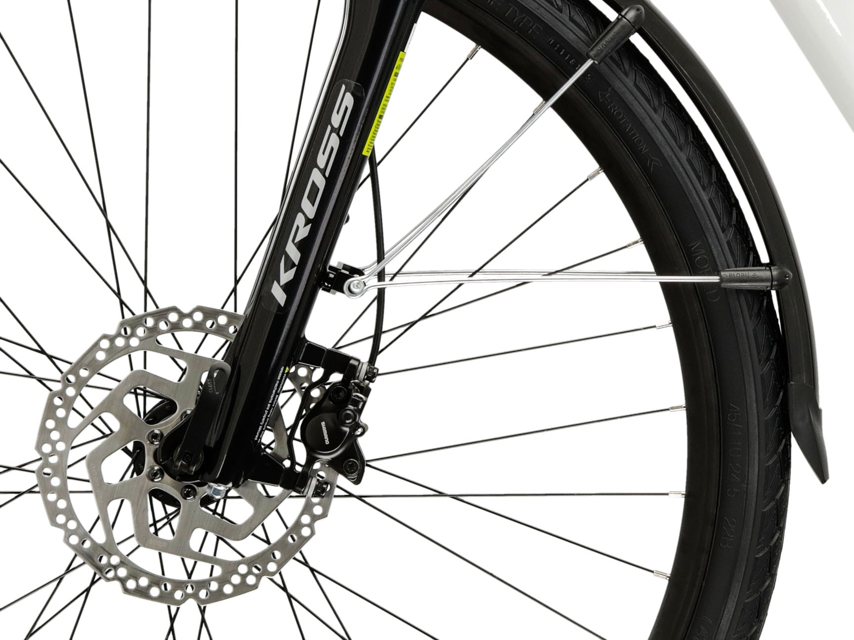 Kross »E-Trekkingbike Damen Trans Hybrid 1.0 28" weiß 8 Gänge« 8 Gang Shimano ACERA M3020 Schaltwerk Kettenschaltung Heckmotor 250 W Pedelec, Elektrofahrrad für Damen