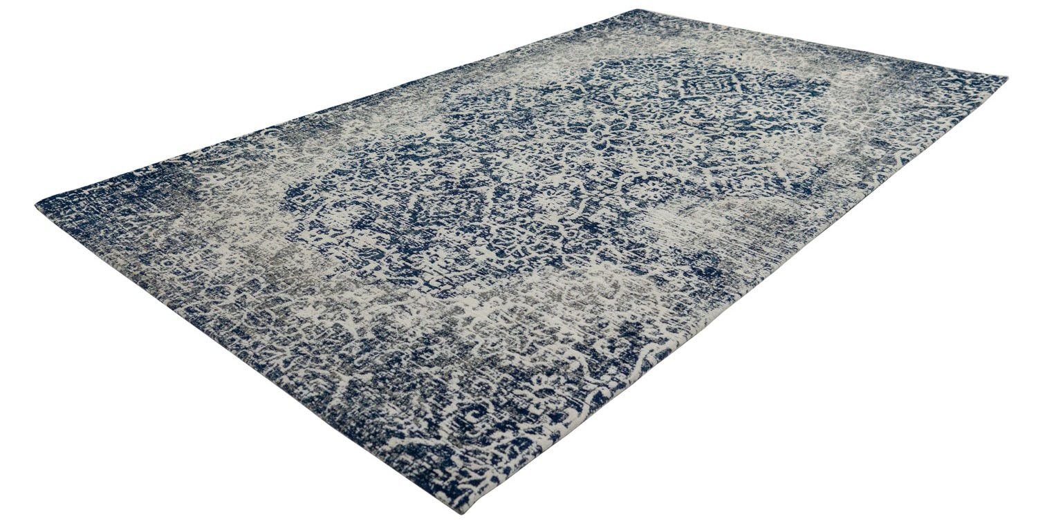 Kayoom Teppich »River 140«, rechteckig, 10 mm Höhe, Jacquard, Retro- und Vintage-Design, Baumwollrücken