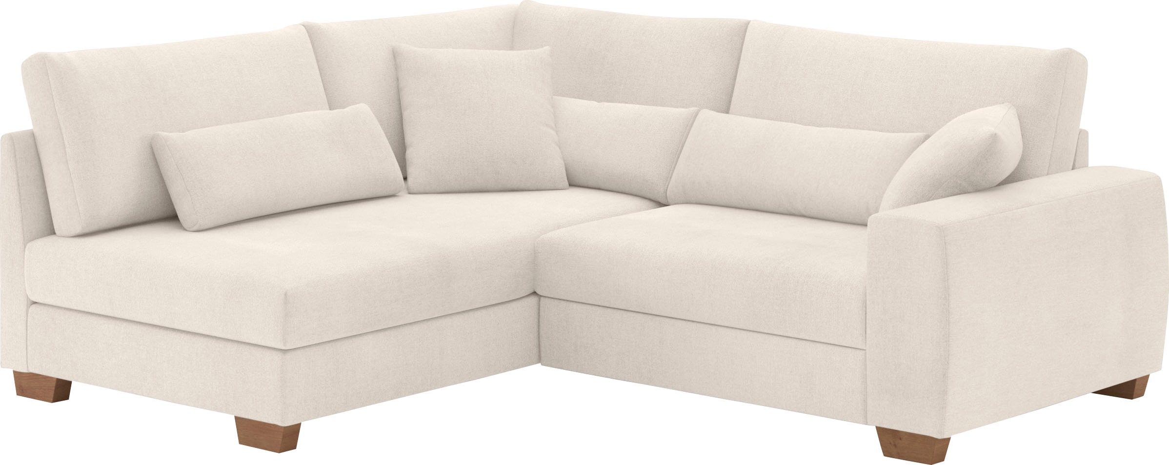 Mr. Couch Ecksofa »Helena L-Form«, Mit Federkern, wahlweise mit Bettfunktio günstig online kaufen